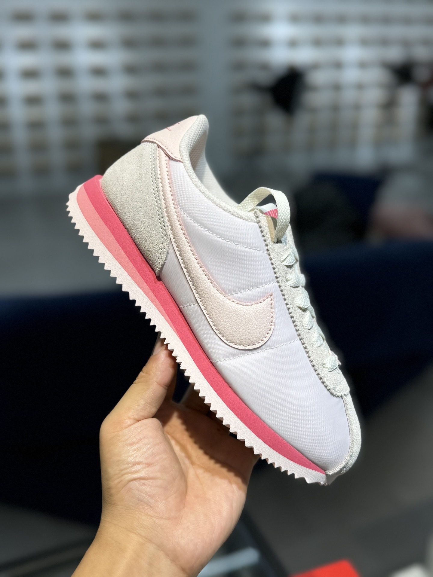 Nike cortez blush pink best sale