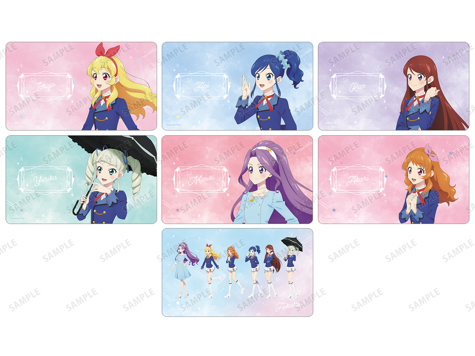 星夢學園 Aikatsu! 10th STORY Ayumi ver. 多用途電腦枱墊/滑鼠墊 #P-AKG0330 (PRE-ORDER) [2026/06]