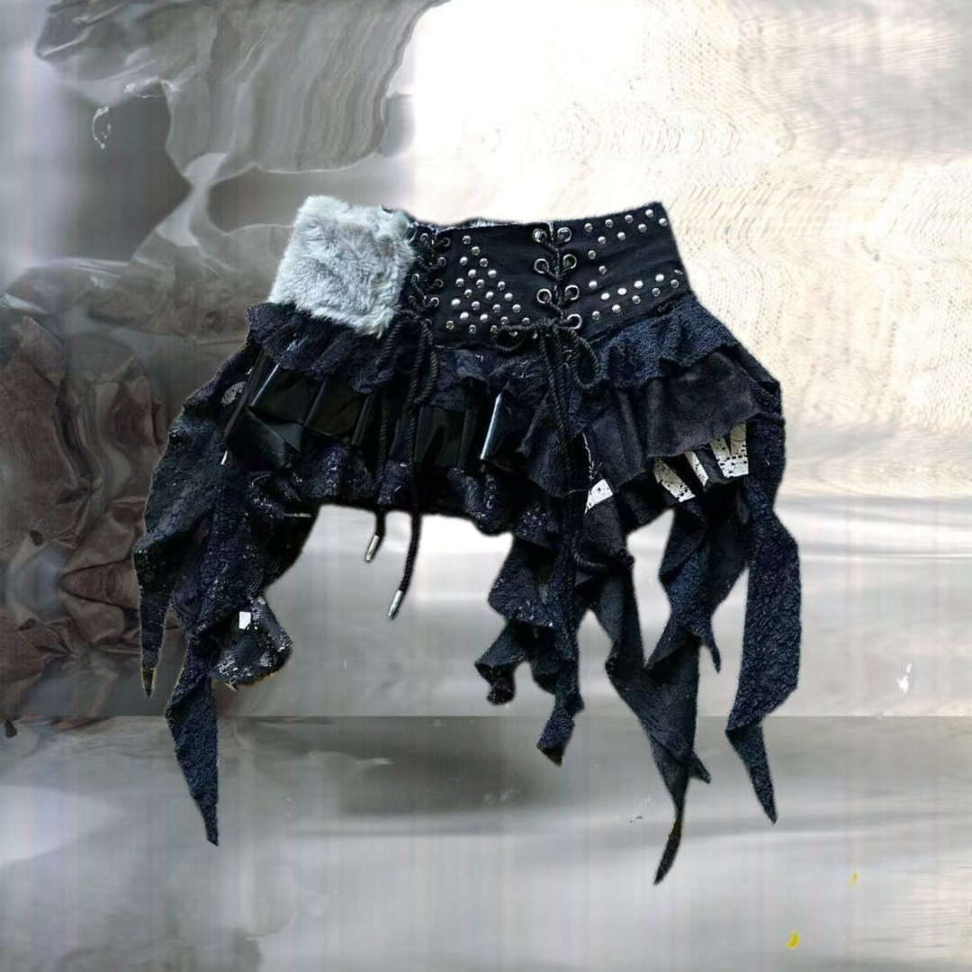 Classic Black Handmade Skirt