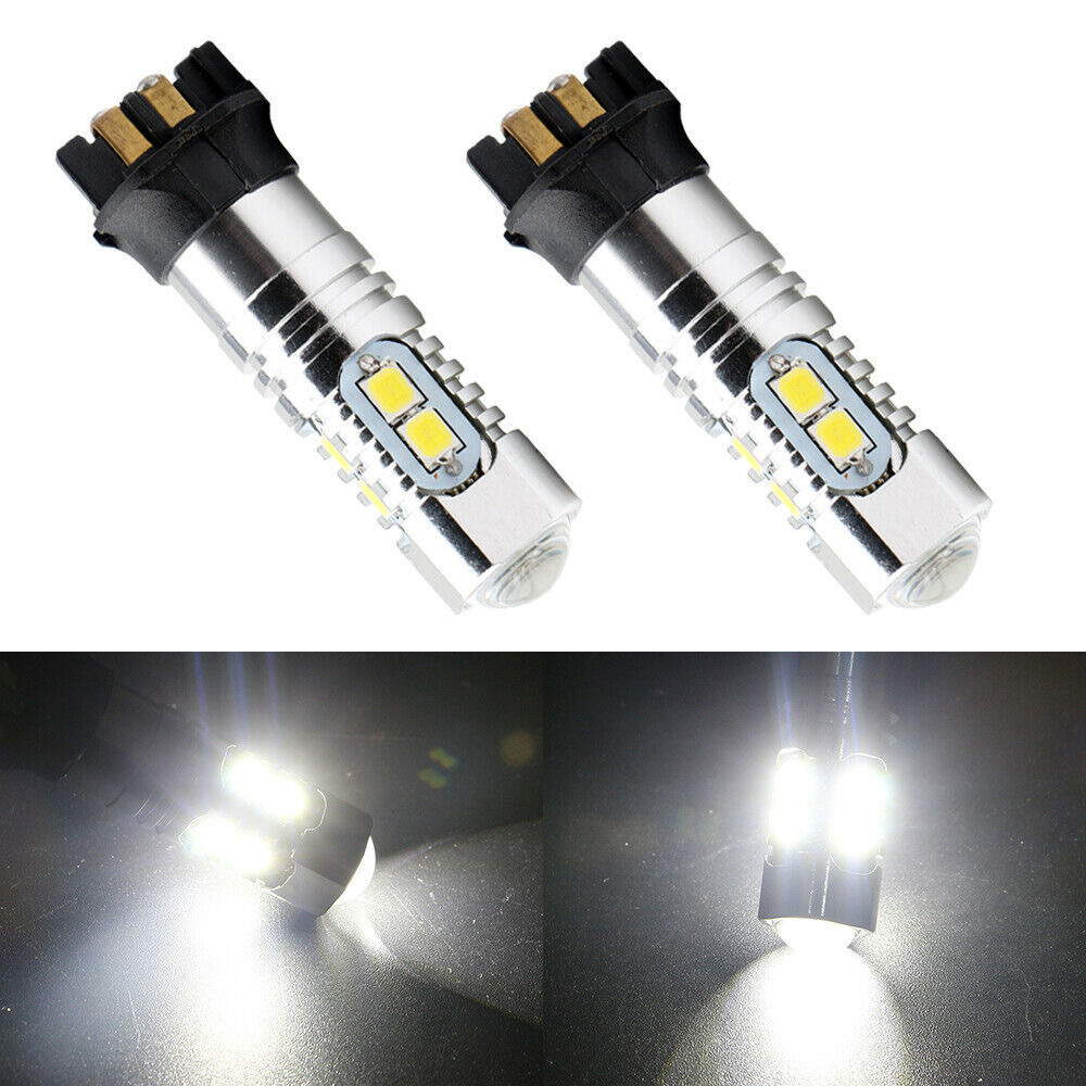 2x PW24W 2835 10 LED 轉向燈 白光 UA0527