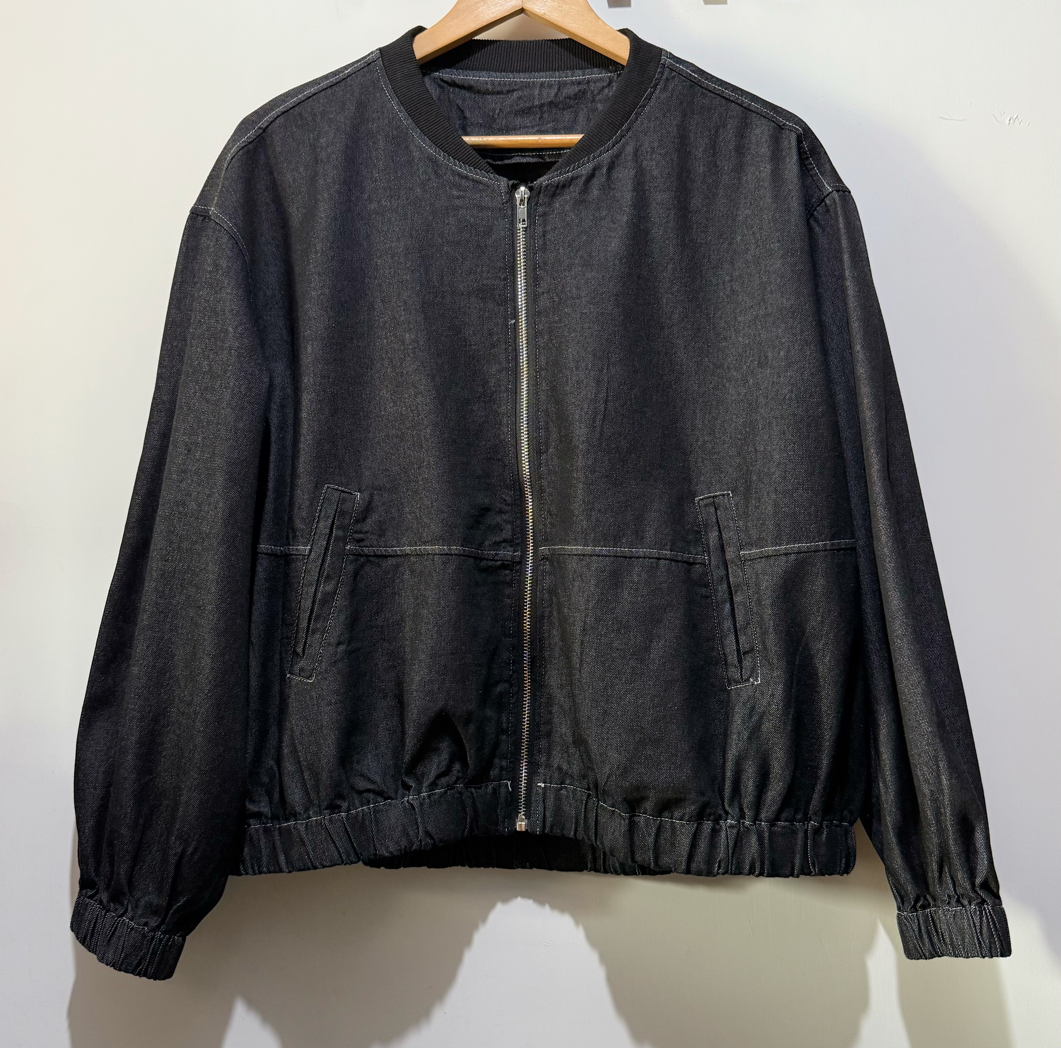 #2072 拉鍊牛仔外套