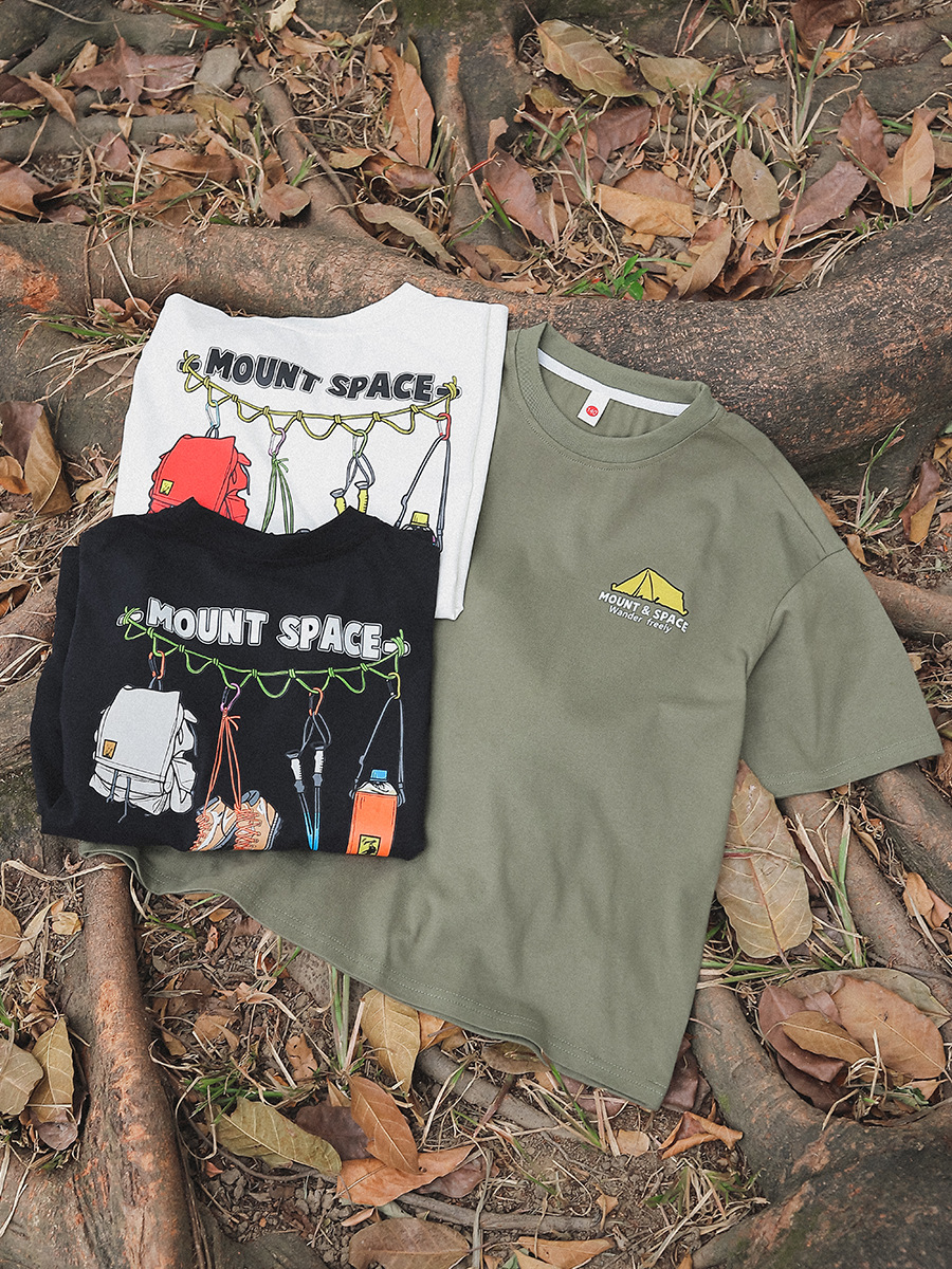 2件起各减$10。🌄 MOUNT SPACE 戶外主題童裝 Tee