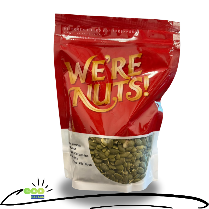 WE'RE NUTS - Natural & Unsalted Raw Pumpkin Seeds 原味無鹽 有機生南瓜籽 無添加鹽及防腐劑 340g