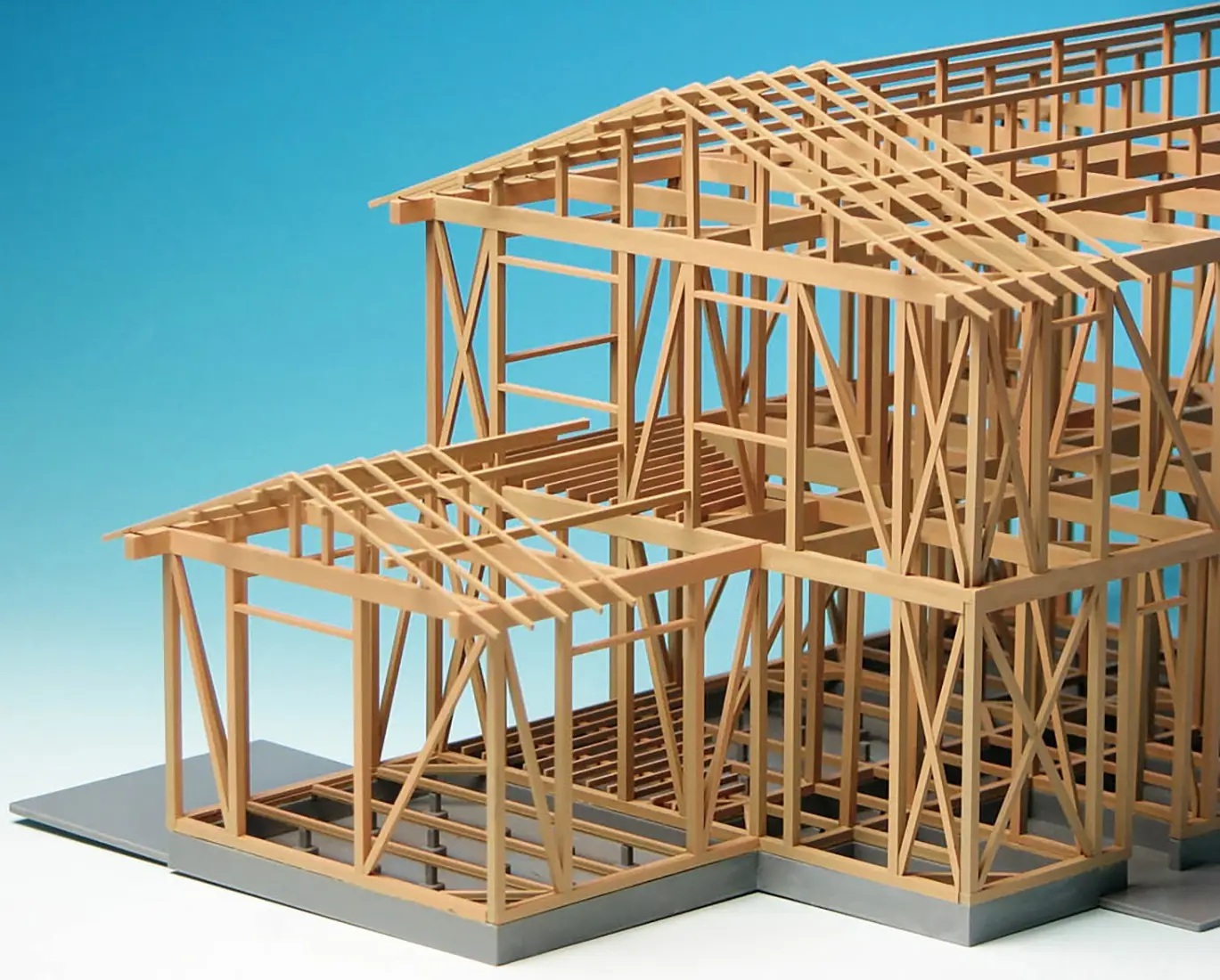1/50 Wooden Frame Model Renewal Version