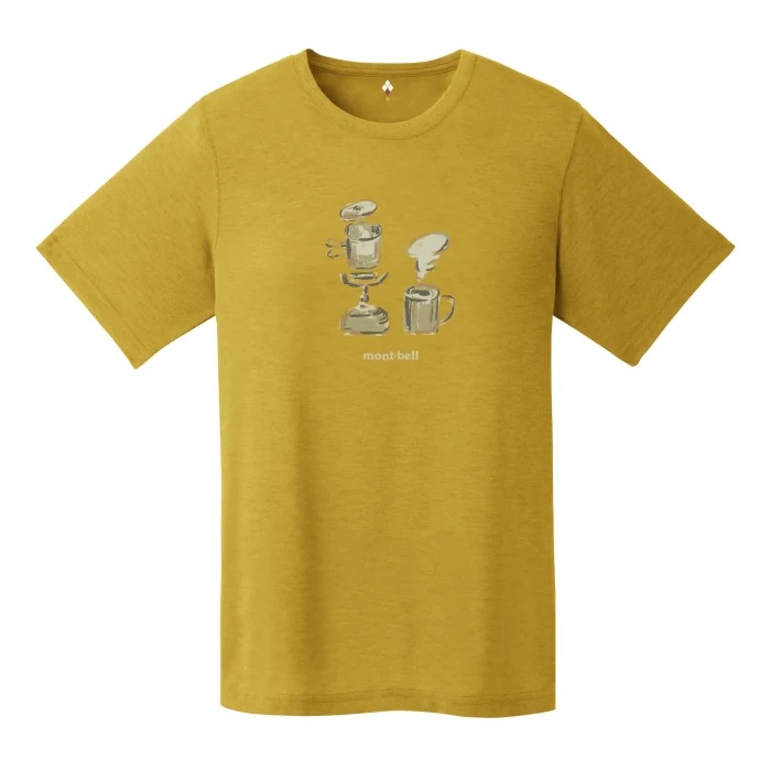 Montbell Women's Wickron Tee Yama Coffee 1114856