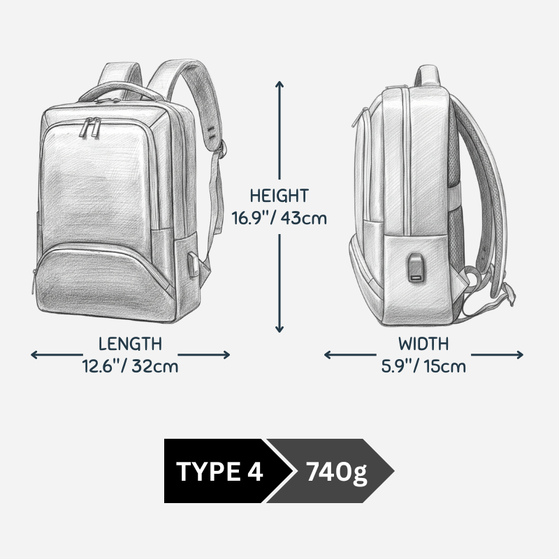 16.1 Inch Office Backpack / Business Backpack