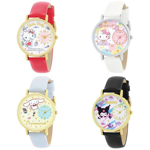 日本製 Sanrio 角色皮錶帶手錶 2