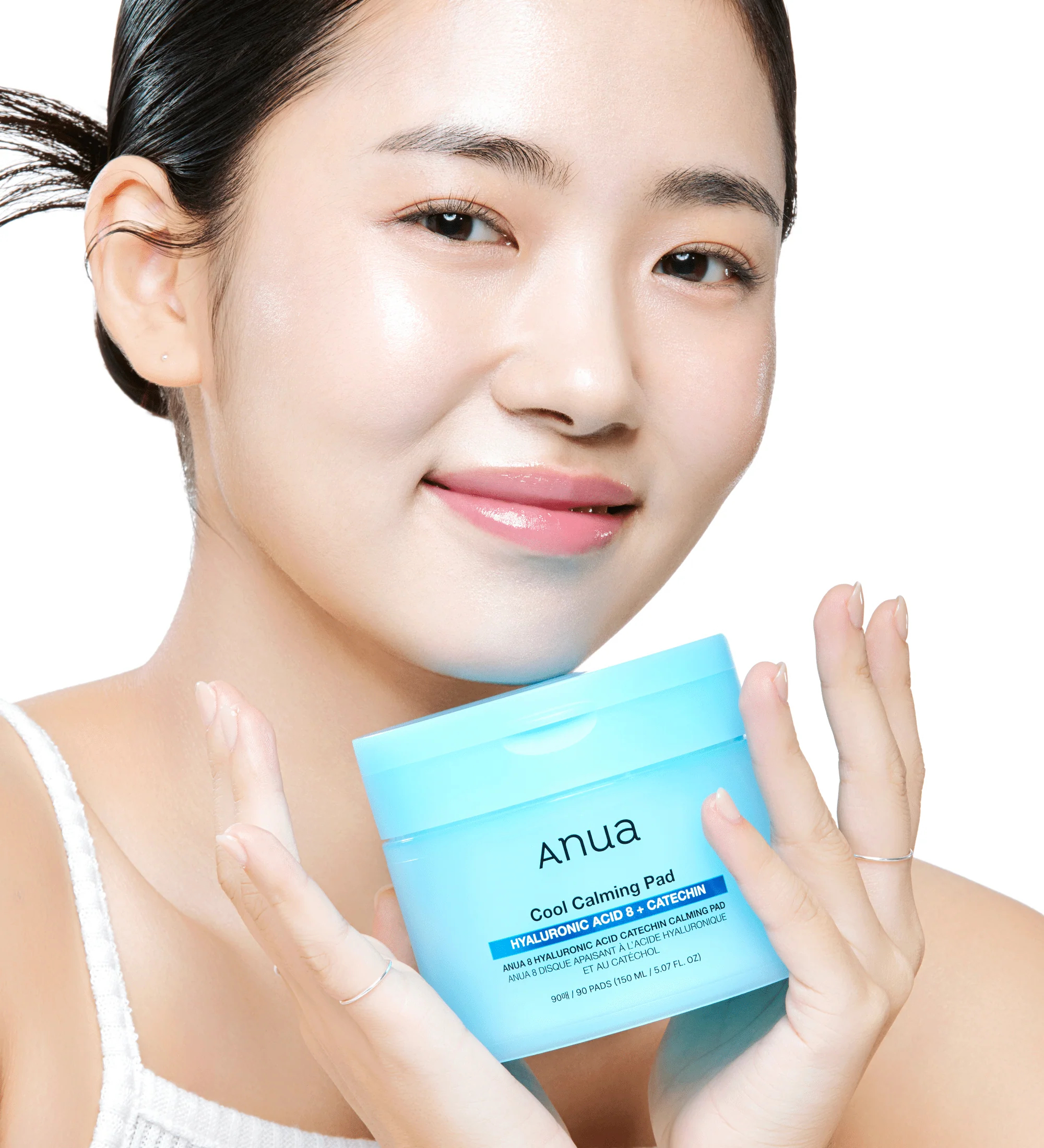 Anua - 8重玻尿酸兒茶素涼感鎮定調理棉片 + 替換裝限定版本