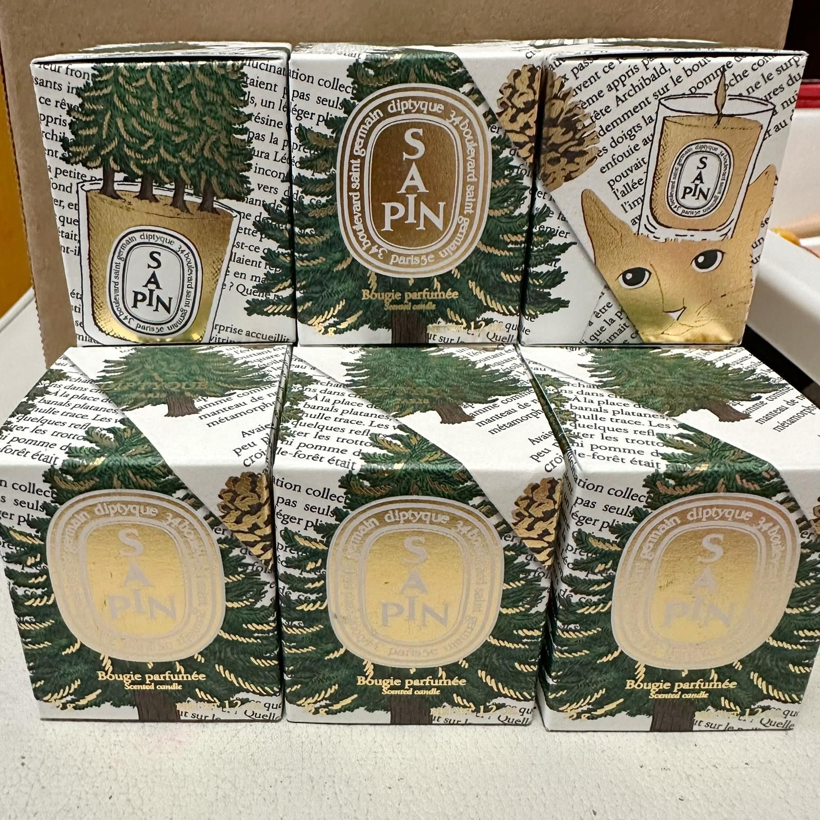 Diptyque 限定冷杉（Sapin) 香薰蠟燭 35g