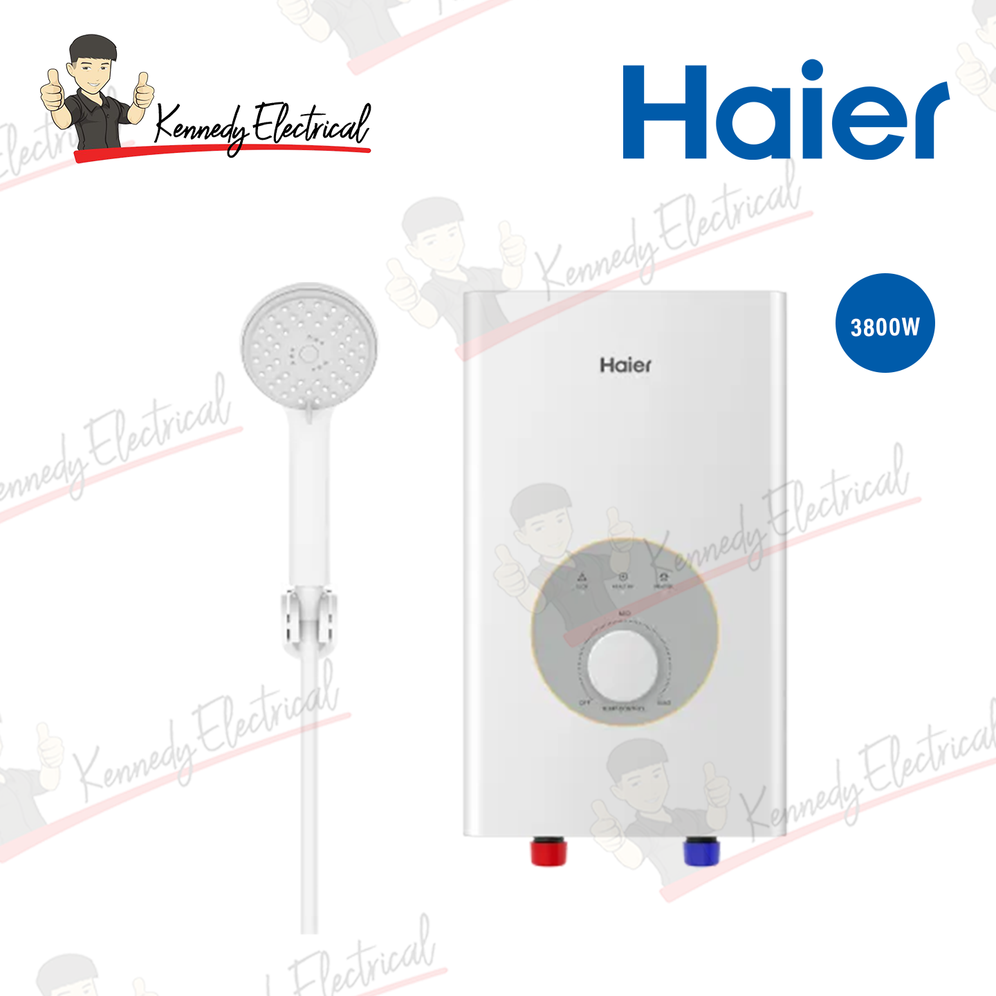 Haier 3.8kW Non-Pump Water Heater Gold (EI38M-FP1WO)