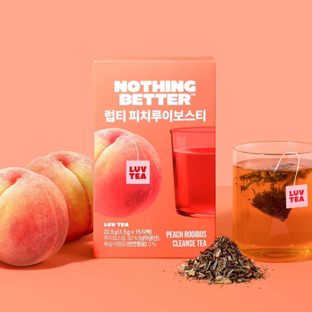 韓國 NOTHING BETTER LUV TEA 蜜桃南非博士茶 1.5g x 15入 