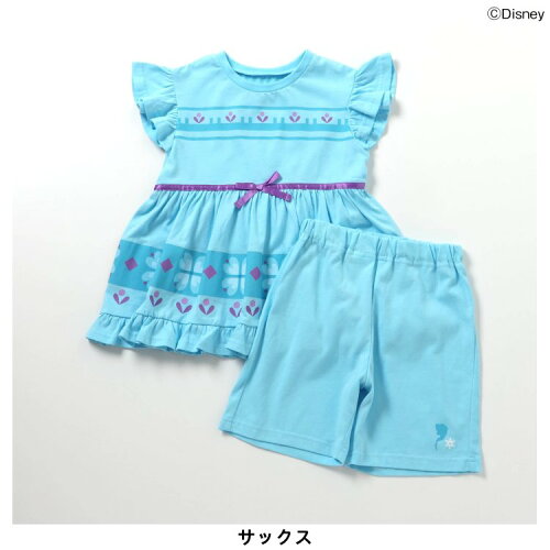 🆕【⭐訂購⭐】  日本直送🌀#Frozen 刺繡 荷葉邊 休閑家居服套裝［2款選］🌀[ELGA-0079][260815]