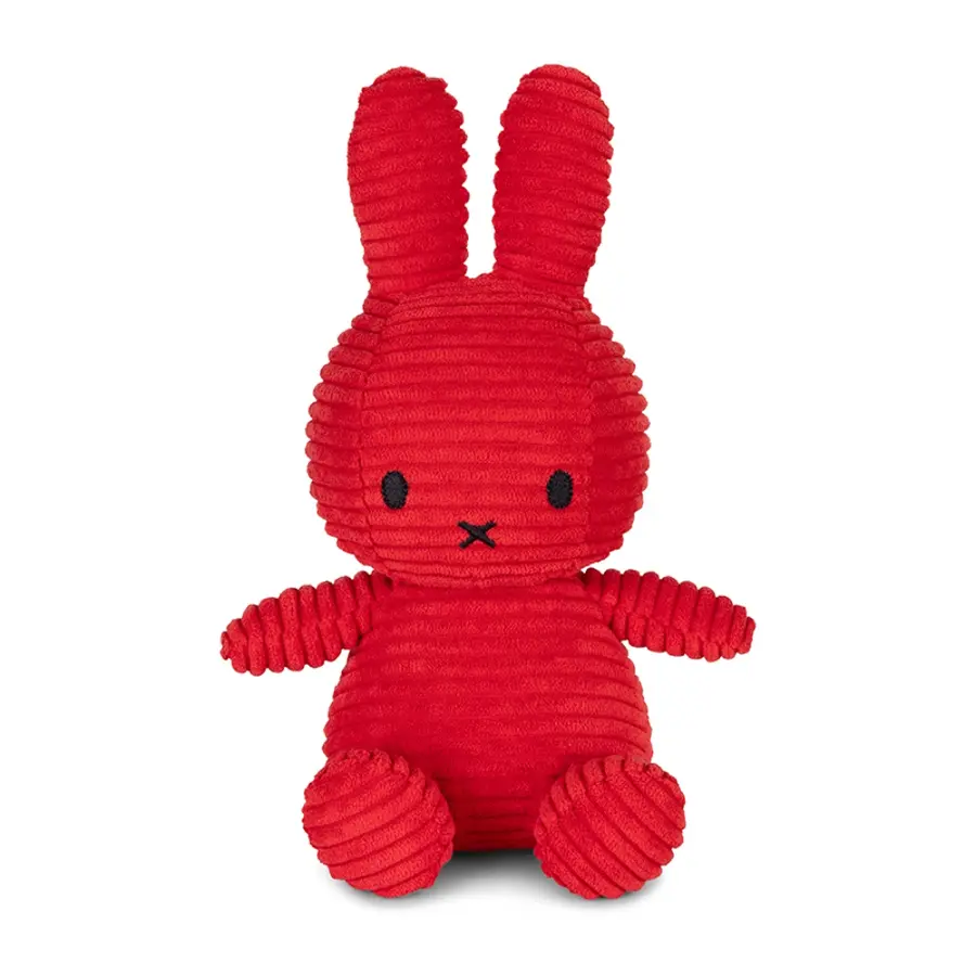 📦訂購 台灣代購 荷蘭 BON TON TOYS 米菲 Miffy ECO燈芯絨 紅色 公仔 (限量版)