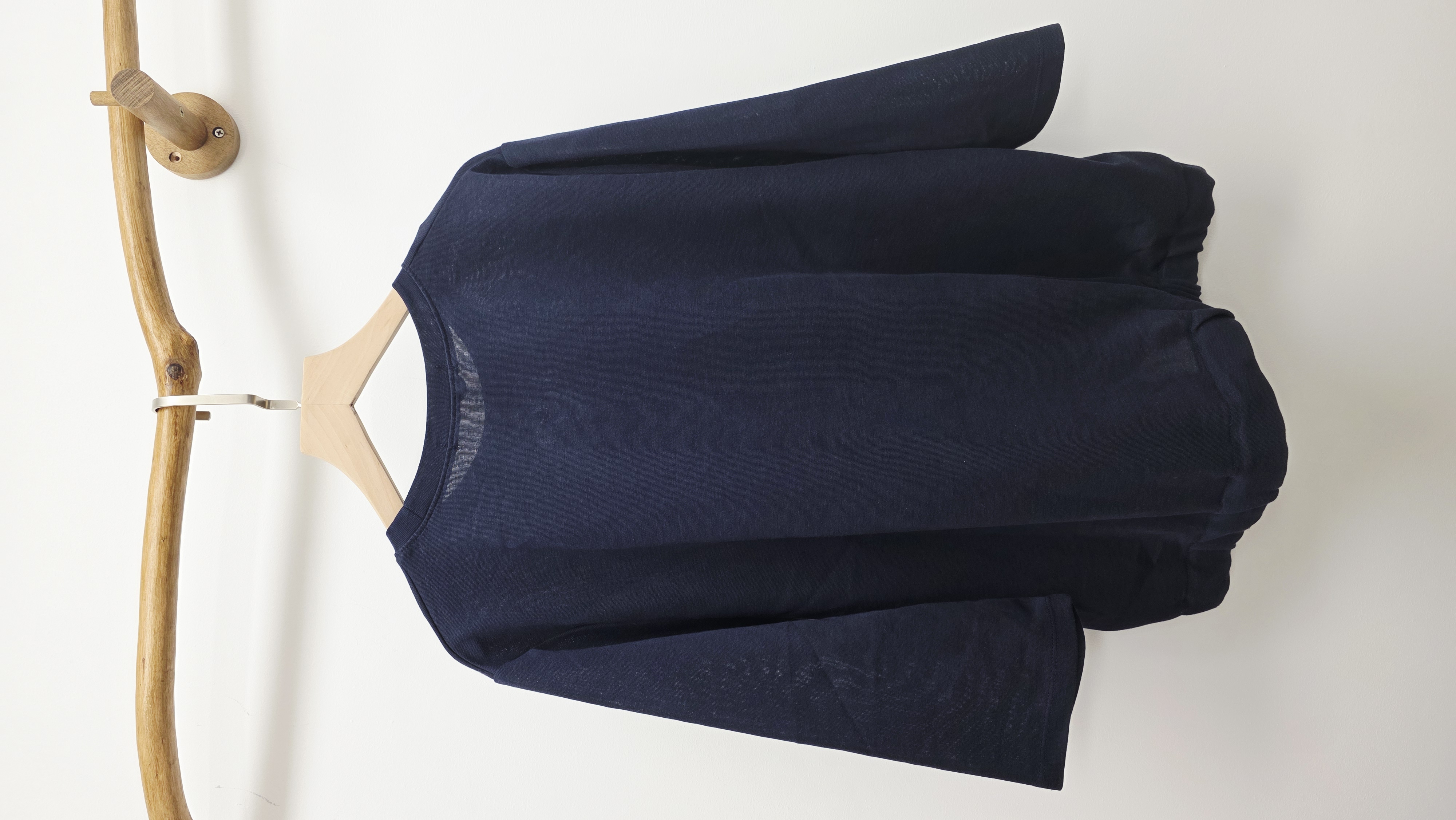 韓國深藍拼哈哈笑飲品圖案衛衣