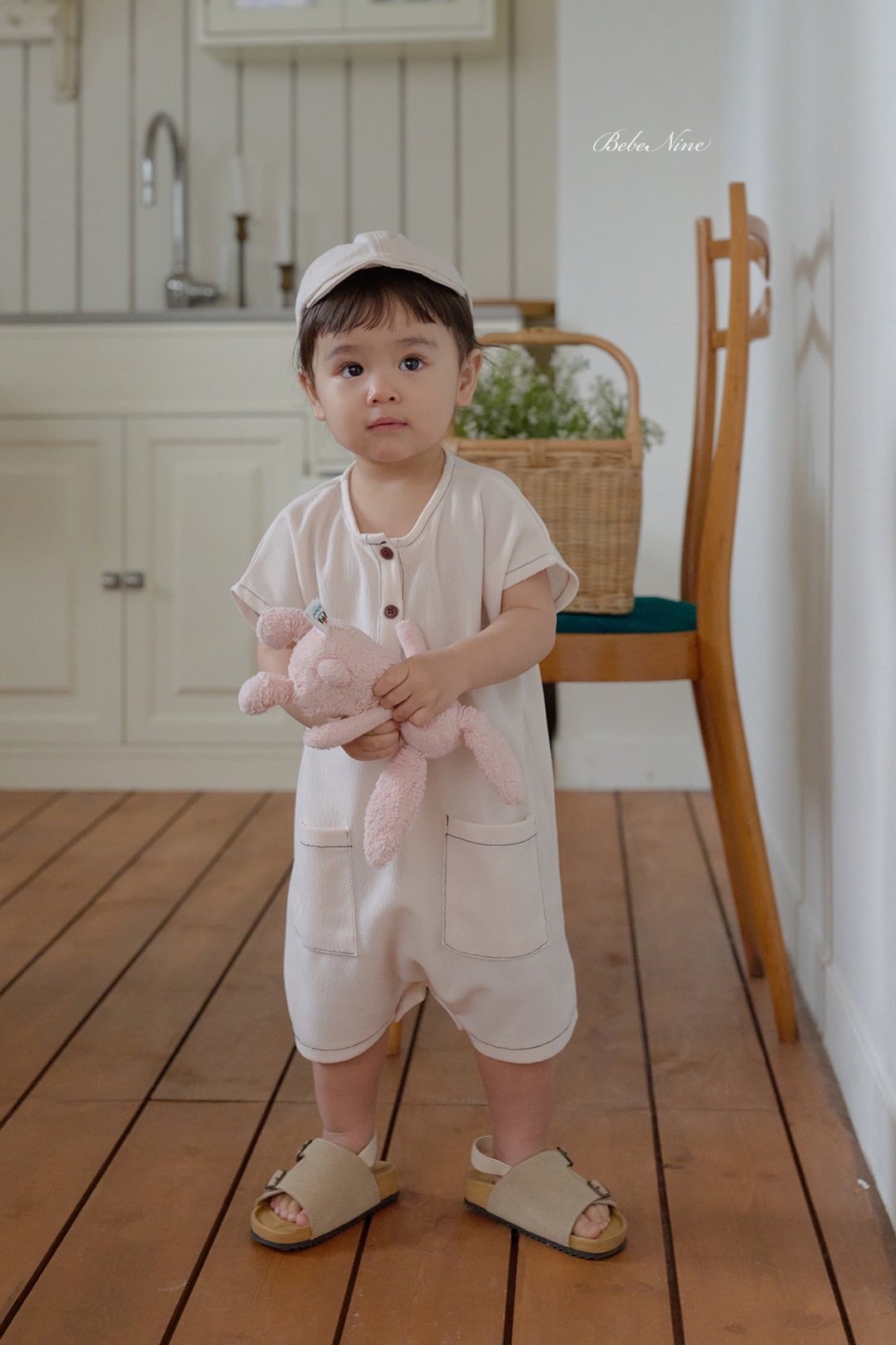 ☀️預訂 韓國直送☀️🇰🇷Bebenine兩色車線口袋無袖連身服