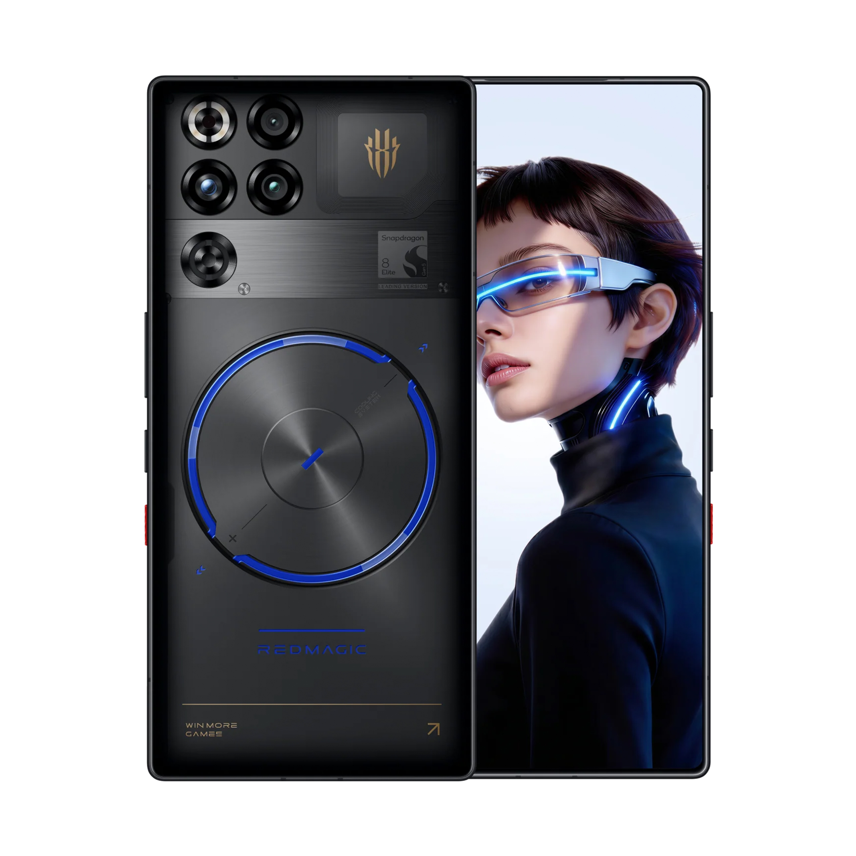 Nubia REDMAGIC 11S Pro 5G | Snapdragon 8 Elite Gen 5 Leading Version | 6.85吋 144Hz BOE X10 AMOLED 7500mAh 液冷散熱 渦輪風扇 背部燈效 雙喇叭 WiFi7 IPX8 電競手機 國際版