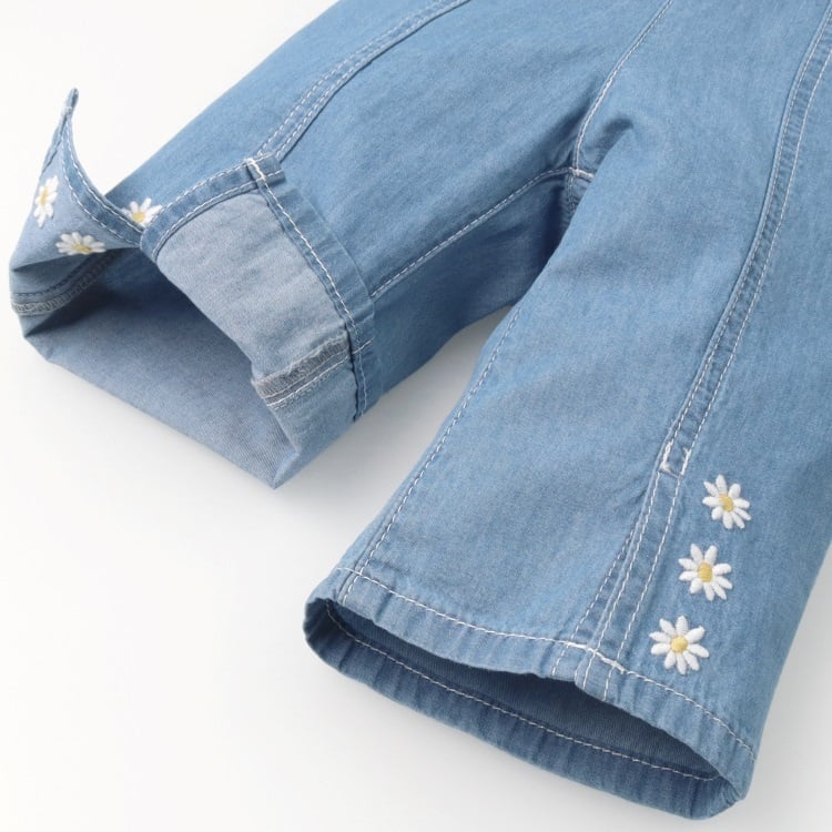 🆕【⭐訂購⭐】🇯🇵日本直送🌀花卉刺繡 / 蕾絲 開叉下擺 6分褲［2款選］🌀 [ELFA-0070][260708]