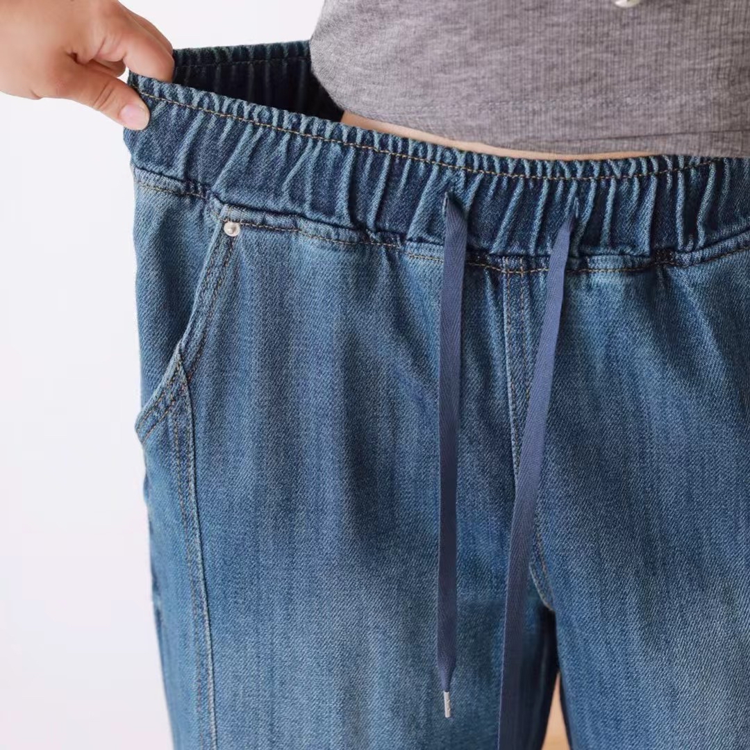 超軟熟牛仔闊褲 