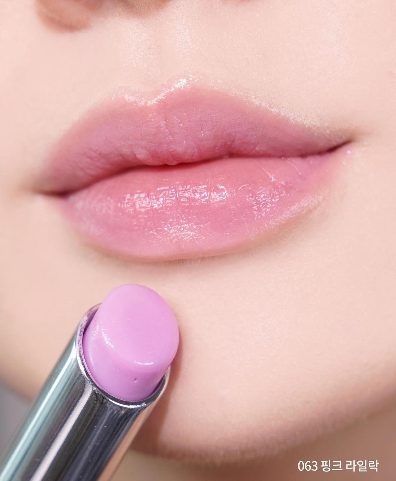 Dior 春夏限定♡063 Pink Lilac丁香紫潤唇💜