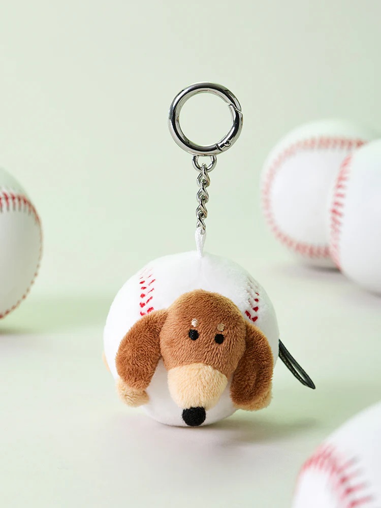 📦訂購 韓國代購 Line Friends JOGUMAN BASEBALL PLUSH KEYRING 棒球公仔鎖匙扣