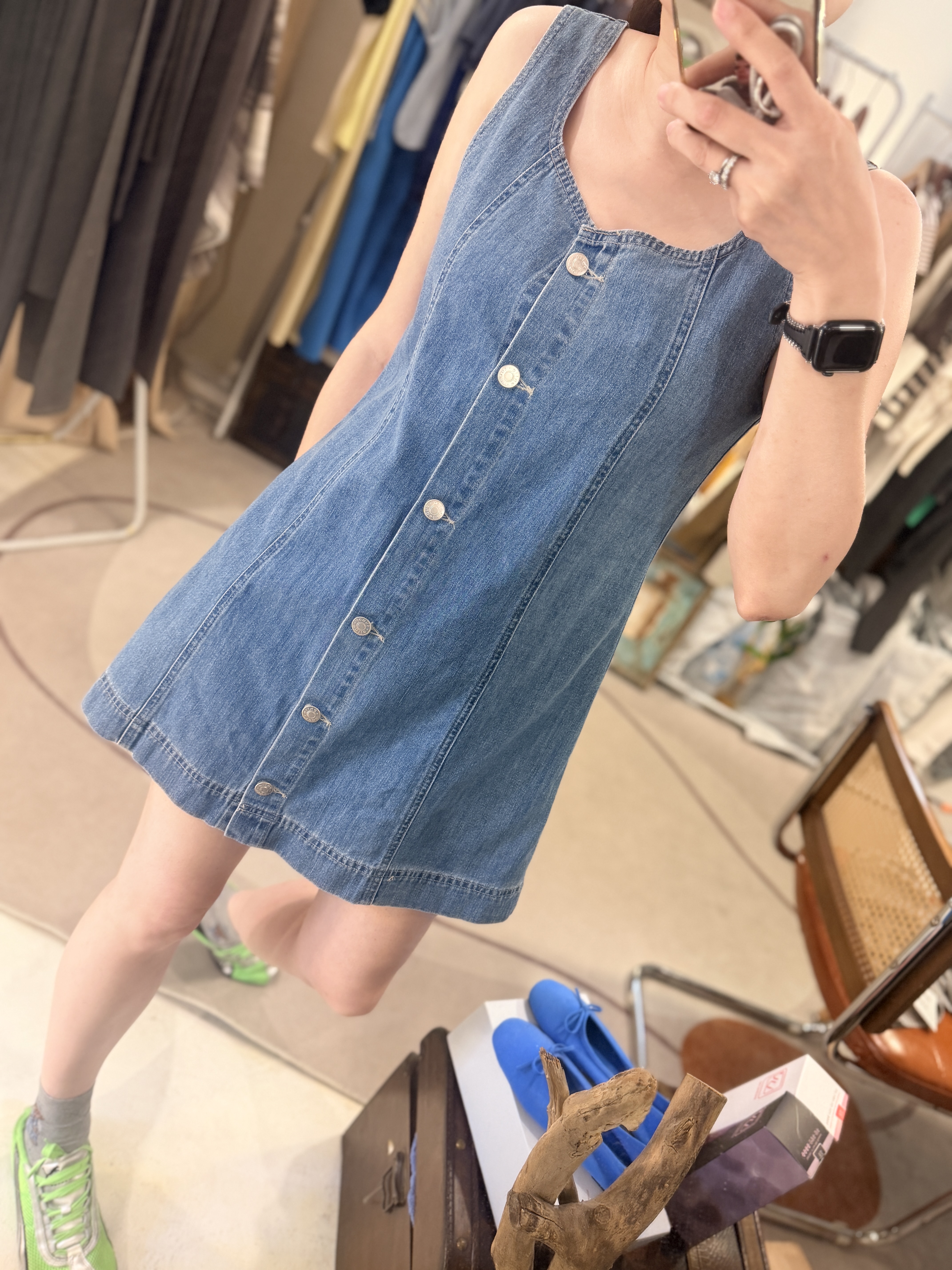 Denim dress