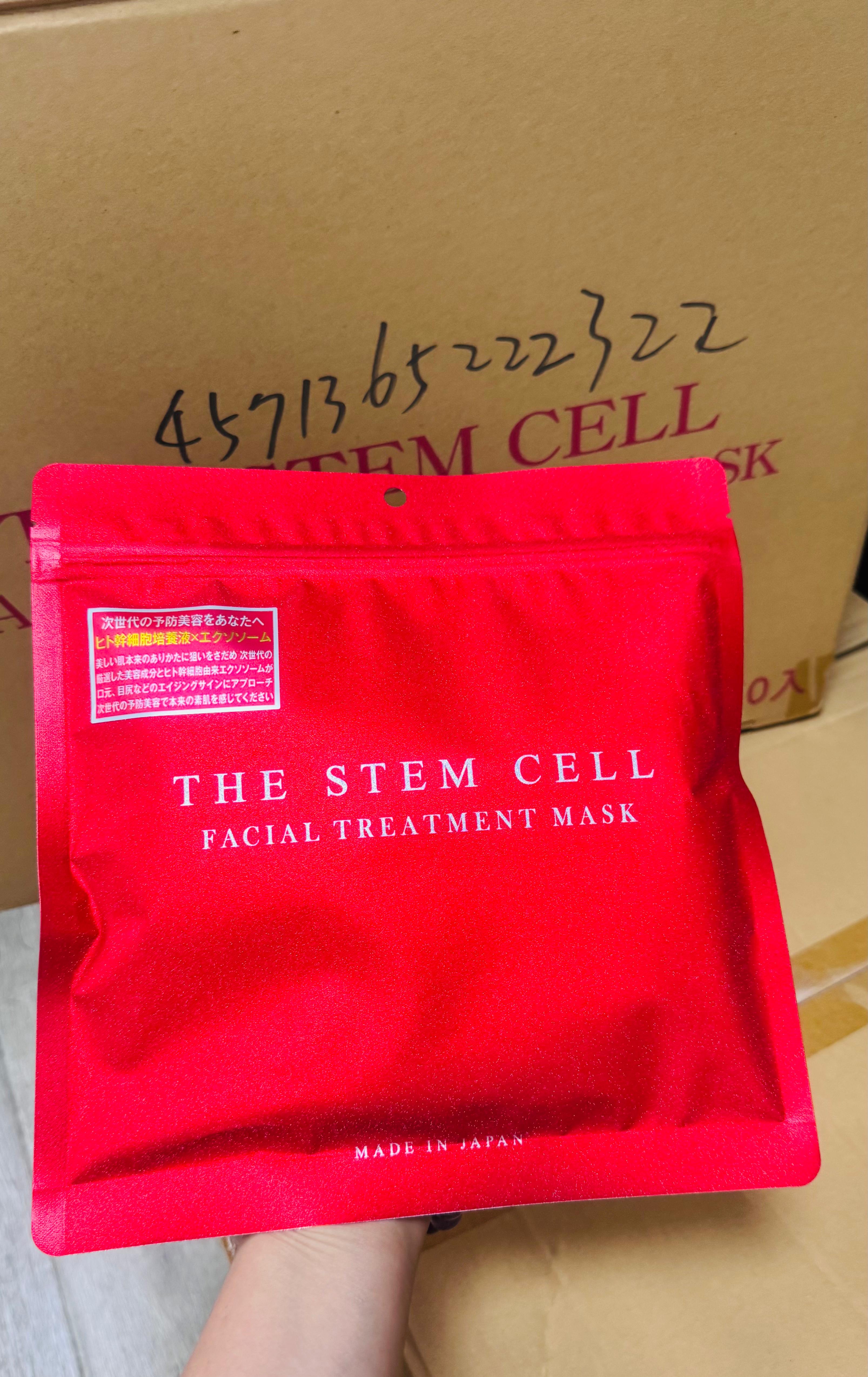 現貨  日本THE STEM CELL 幹細胞修復面膜 30枚入（紅色）