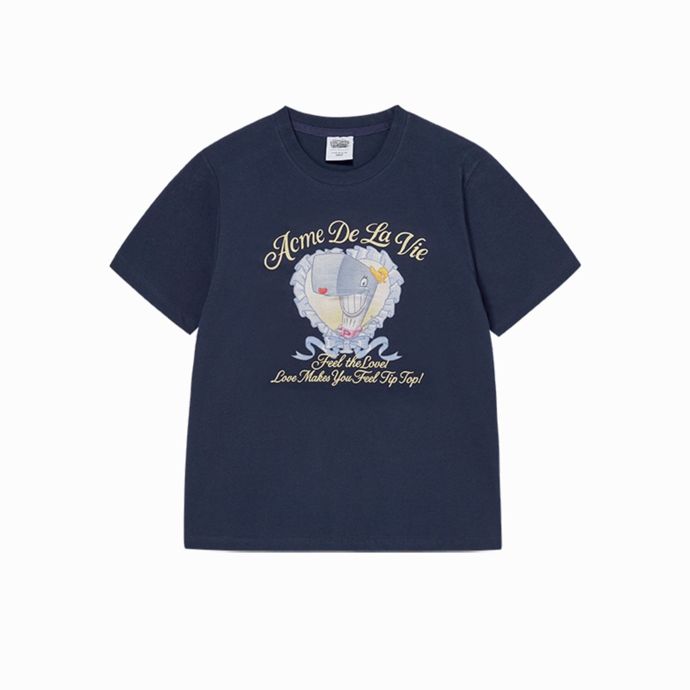 [ADLV x SpongeBob] WOMAN HEART PEARL SHORT SLEEVE T-SHIRT (2種)
