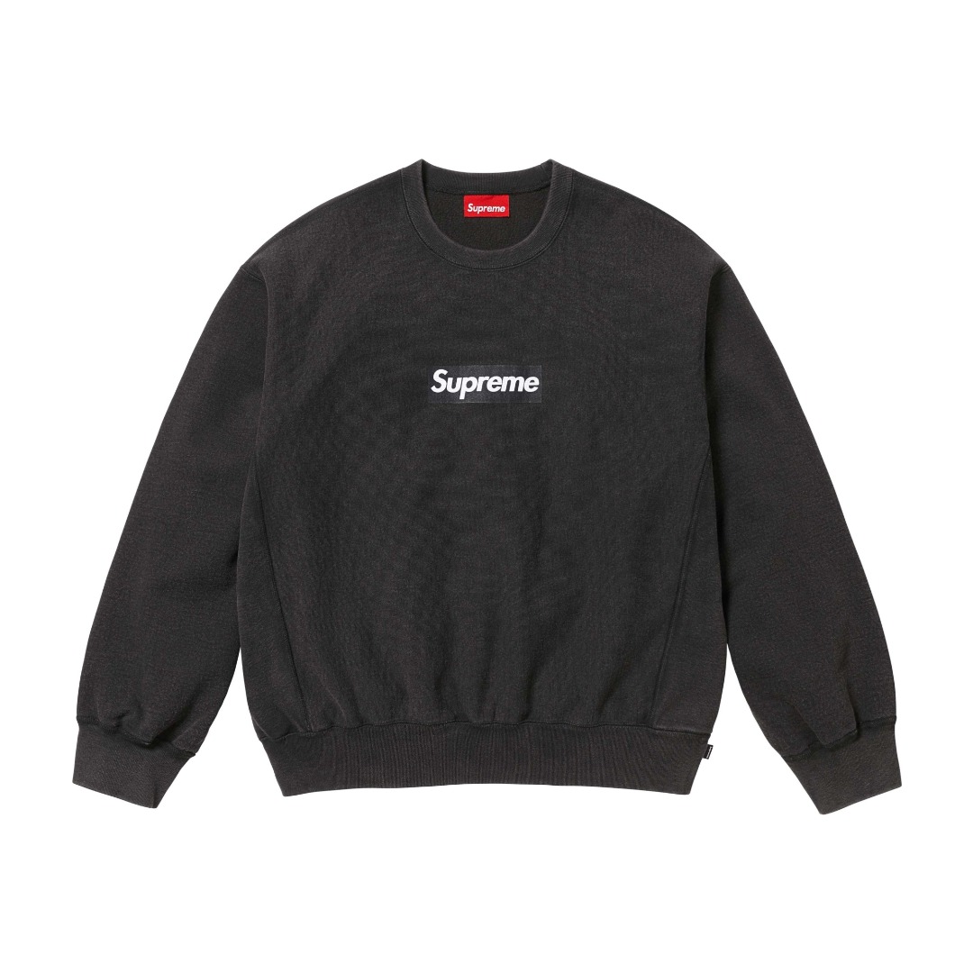 Supreme Washed Box Logo Crewneck
