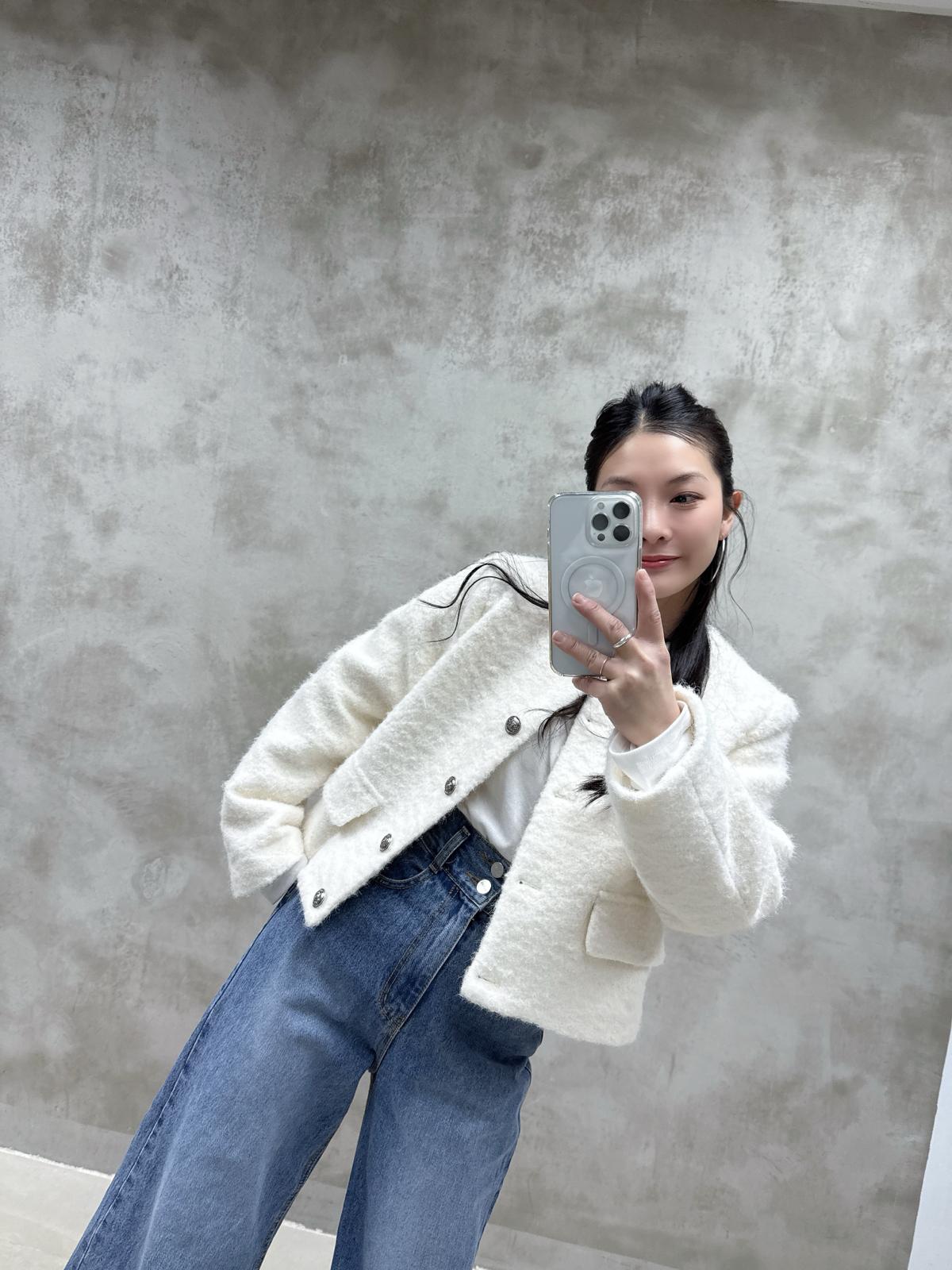 絨毛小香風外套