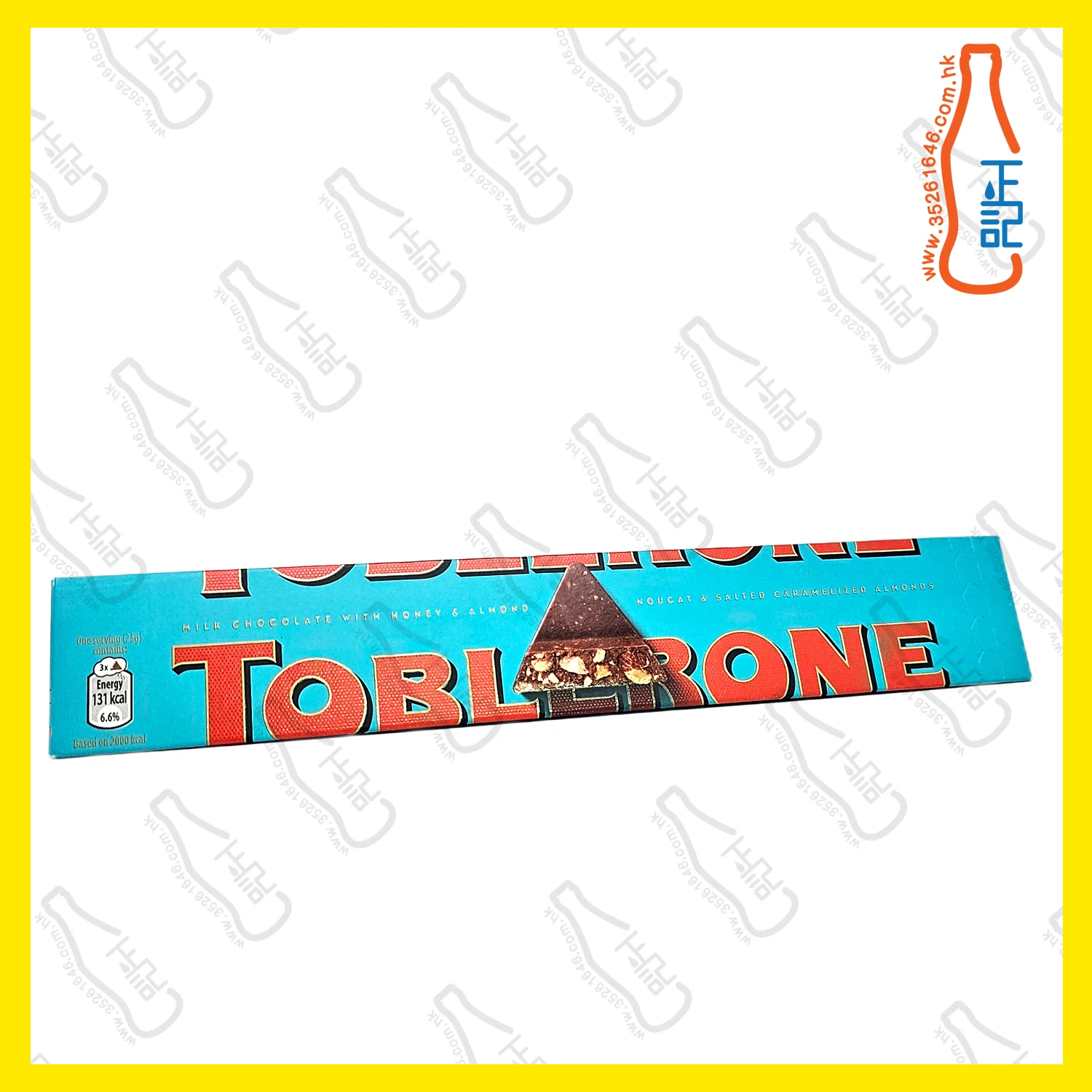 ==瑞士三角 (淺藍色杏仁)朱古力 100g /條