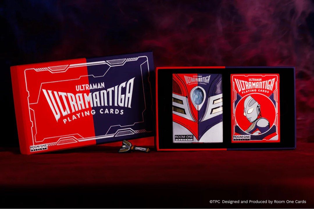 全新現貨 Ultraman Tiga Playing Cards - Collector Box Set 奧特曼 超人 迪迦 收藏套裝 撲克牌 ROOMONE 啤牌