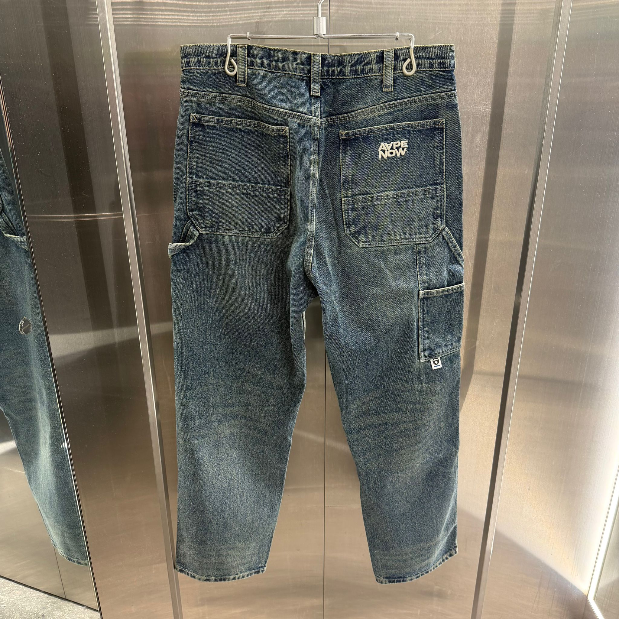 AAPE AAPENOW moonface jeans (C674)