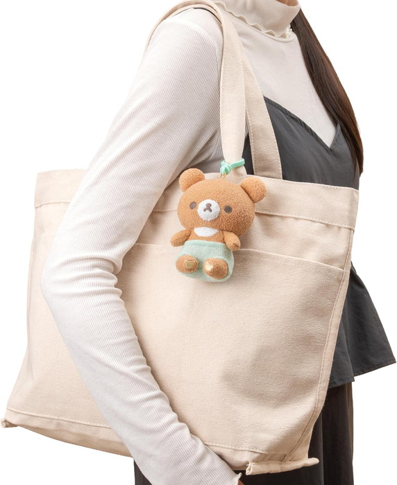 #鬆弛熊 Baby 迷你鈴鐺毛公仔掛飾 - 嬰兒適用 (4款）