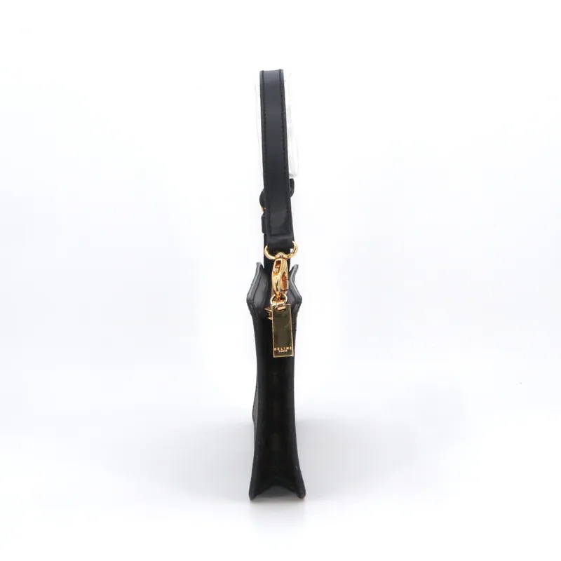 Celine Black Macadam Accessory Pouch