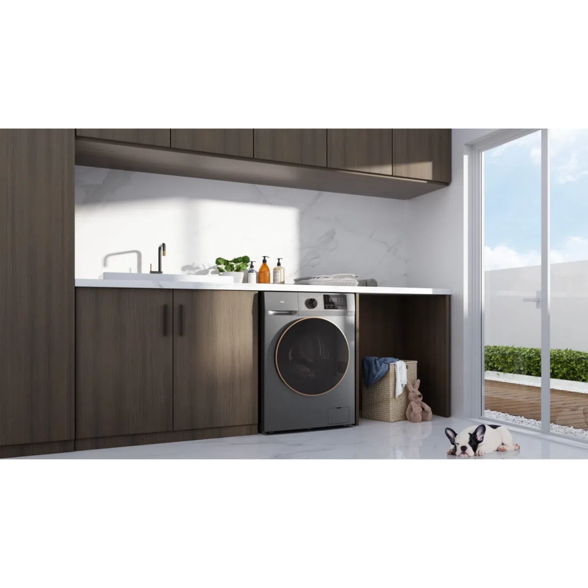 TCL 10.5kg Direct Drive Front Load Washing Machine (TWF105-P22DG)