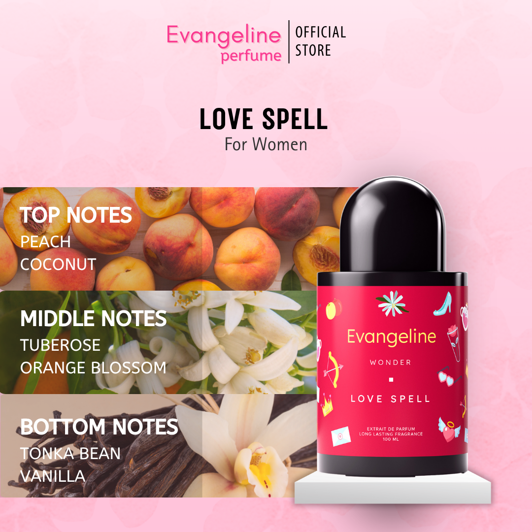Evangeline Extrait - Love Spell 100ml