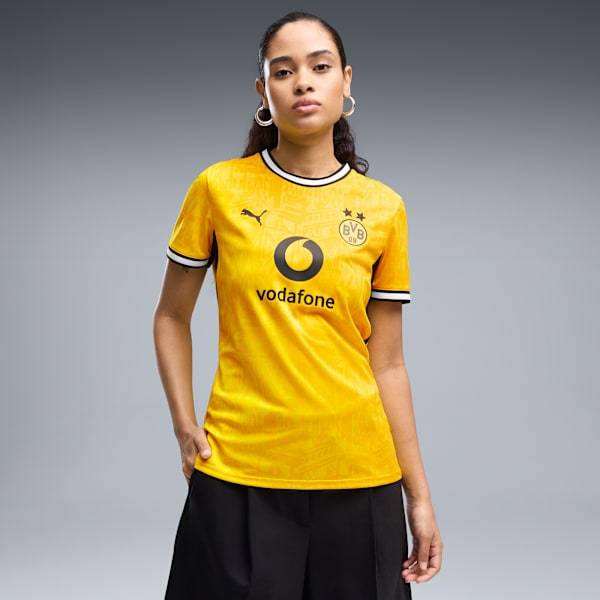 傳承建築靈魂⚽ Puma Dortmund 多蒙特 2026-27 女裝主場球迷版球衣 (可加印字章) 784090_01