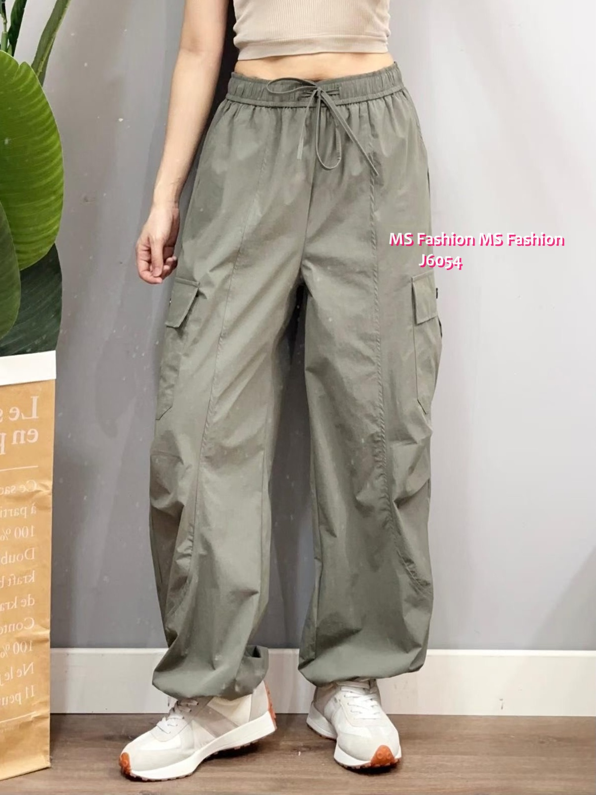 J6054 韓國🇰🇷型格工裝褲