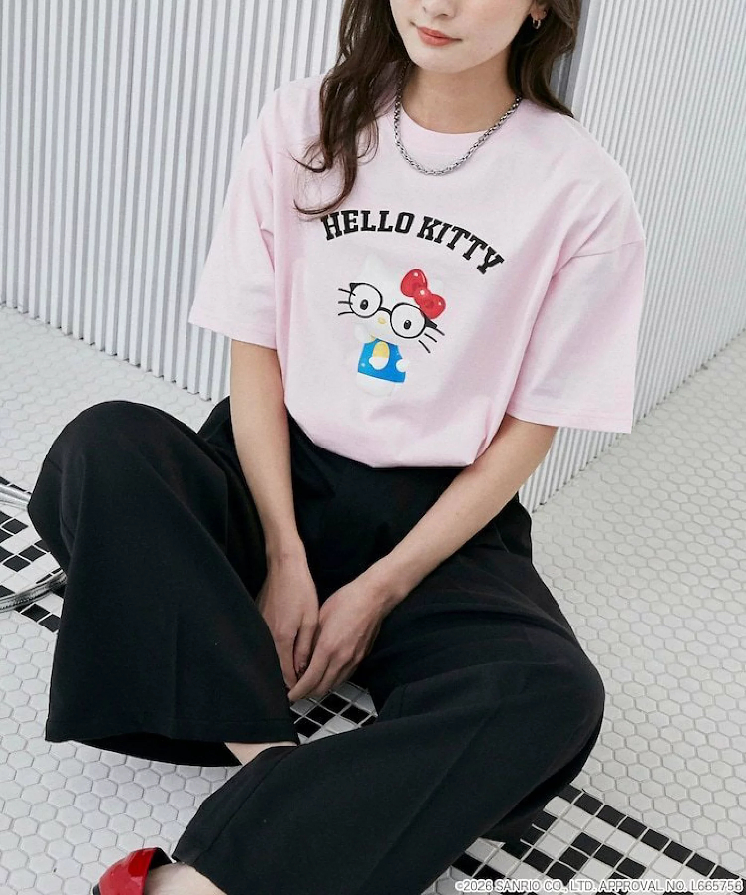 日本預訂📍日本Sanrio可愛戴眼鏡樣短袖Tee 不包郵