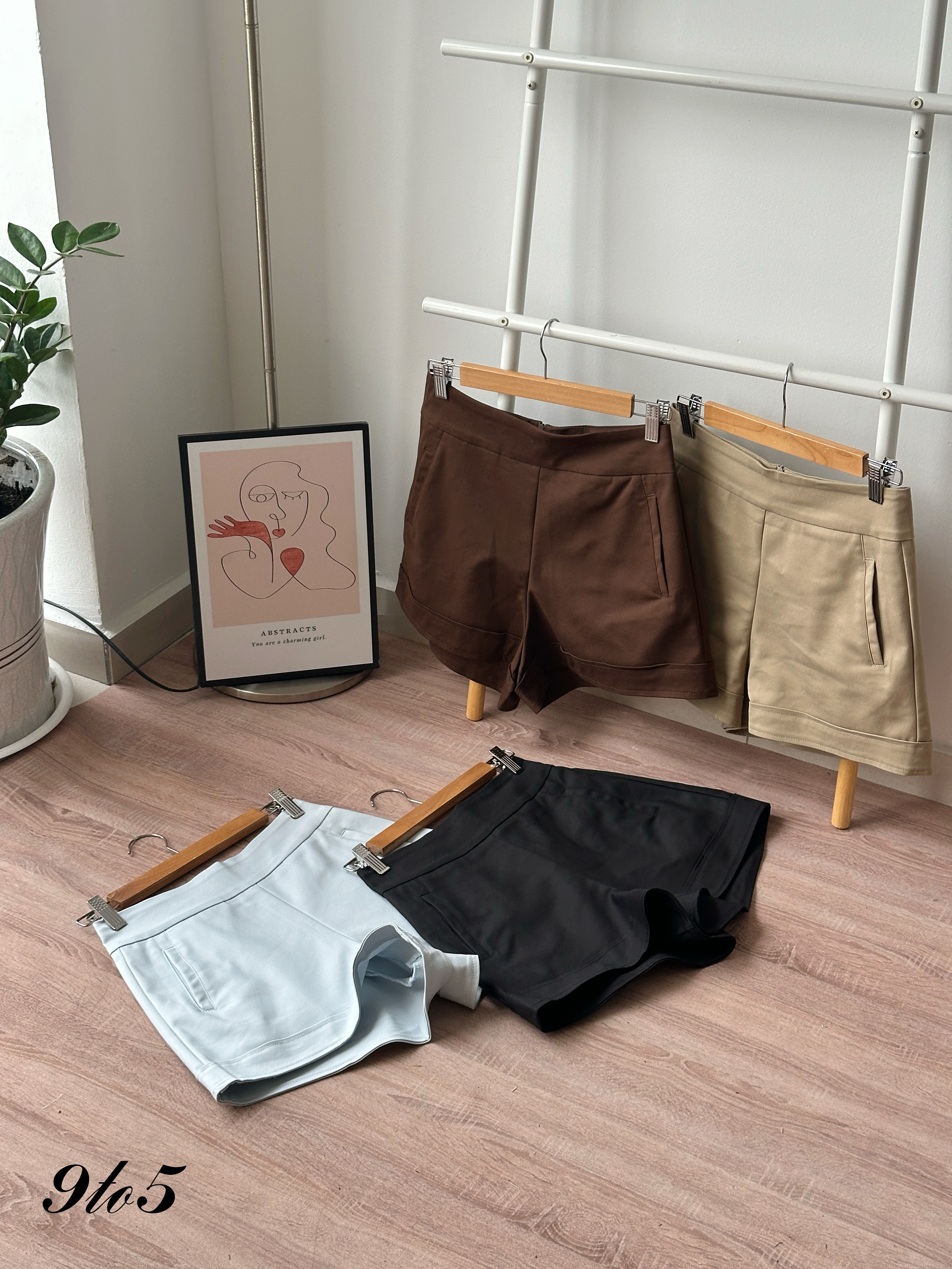 S1962 A Line Short Pants - 4 Colors 