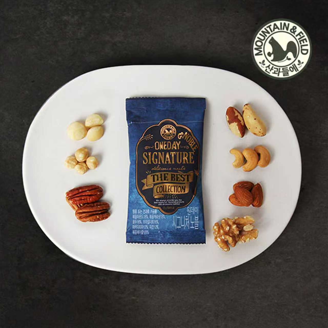 韓國🇰🇷直送✈️人氣熱銷💥MOUNTAIN & FIELD松鼠家頂級OneDay每日純堅果25g（1pack10包)