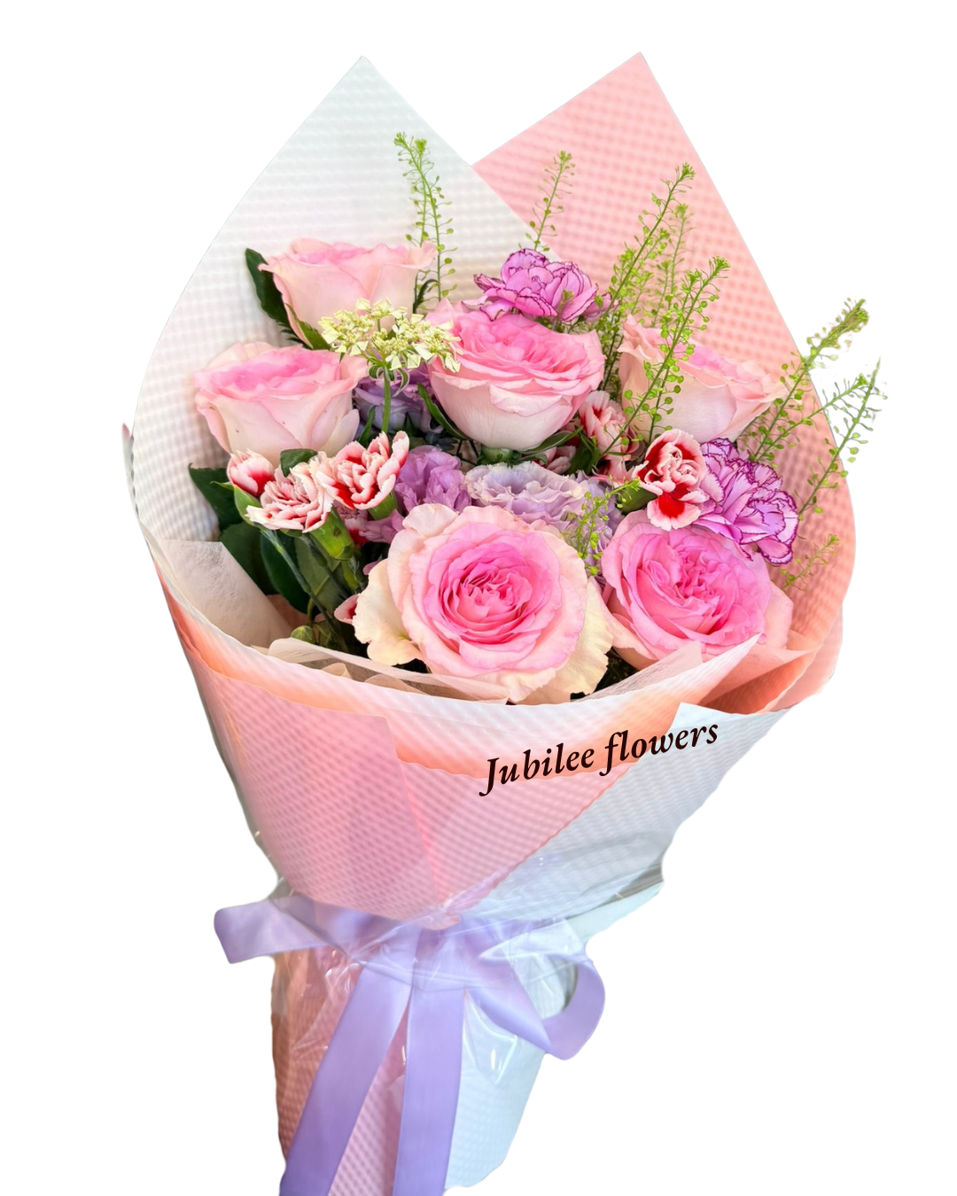 洛神玫瑰混合花束