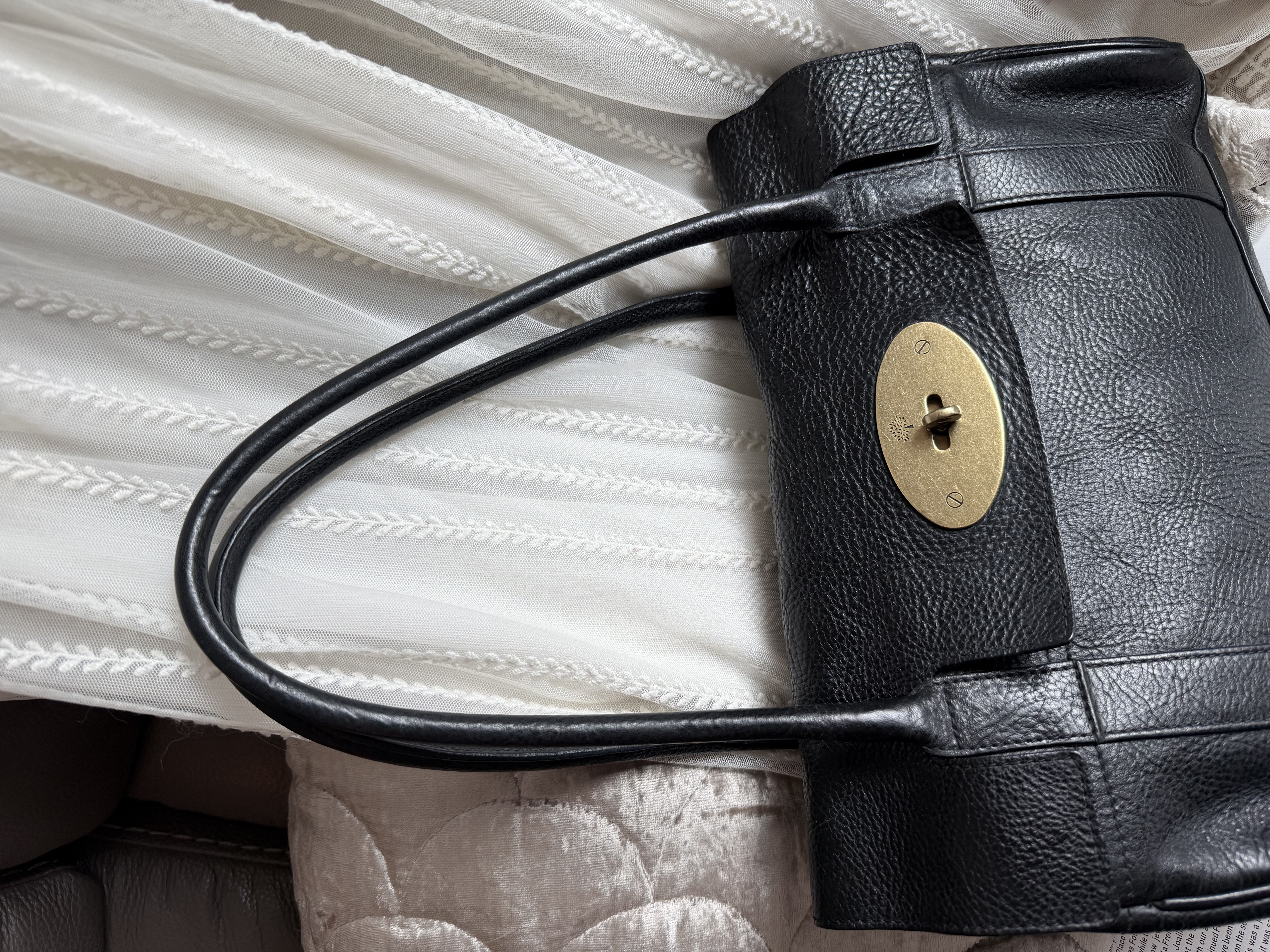 Mulberry black bayswater bag