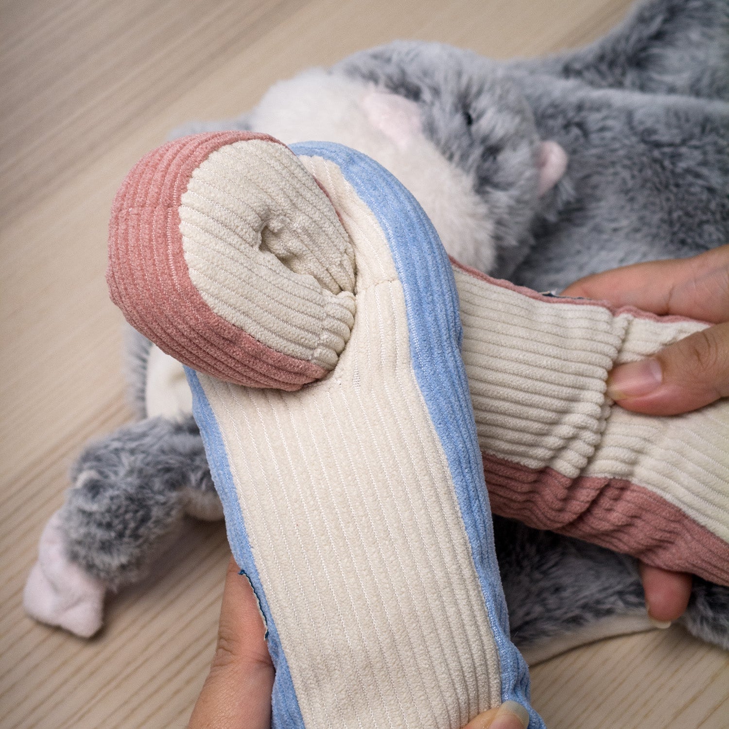 Lunoji｜Udon Snuffle Toy 烏龍麵繩結藏食玩具