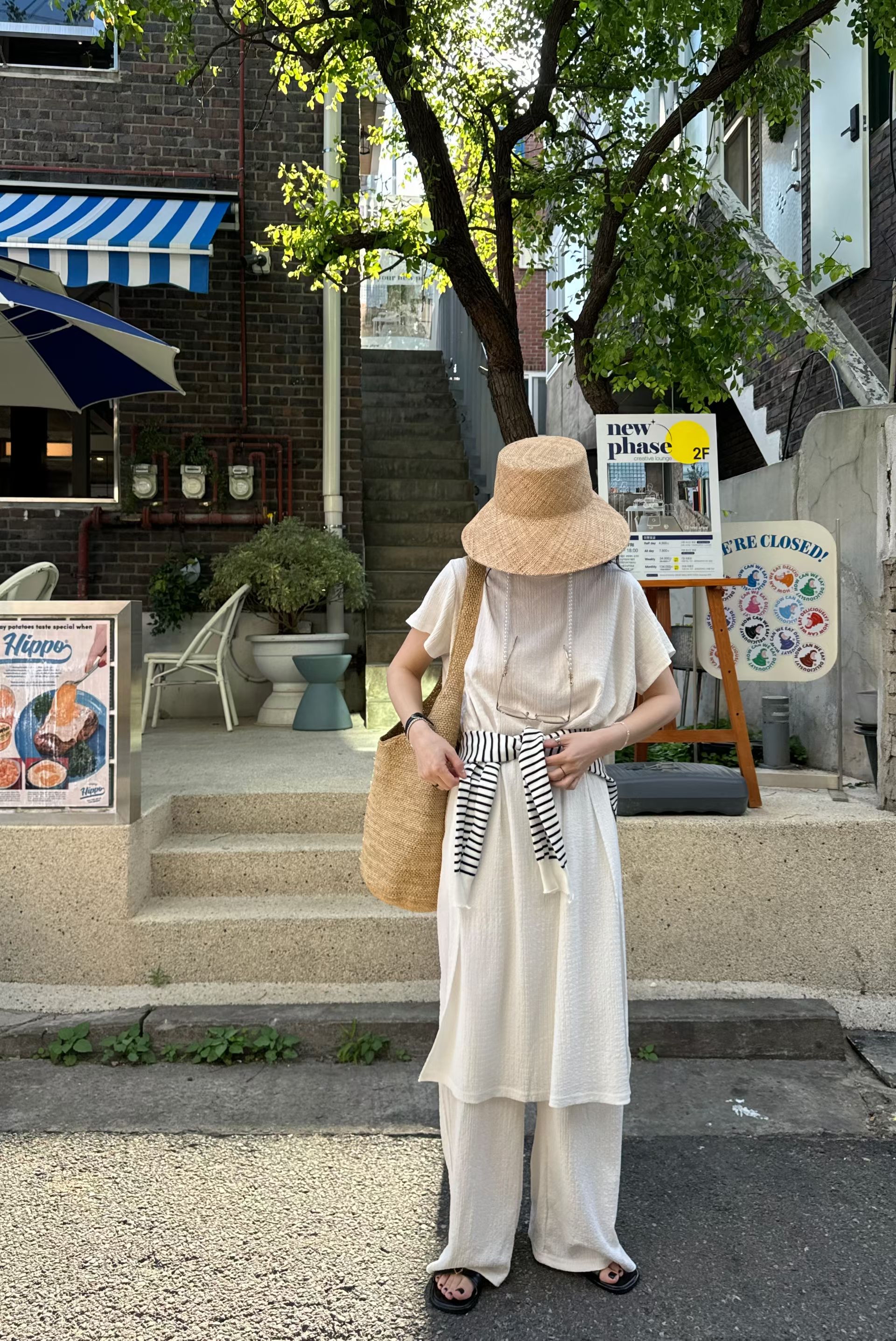 🇰🇷東大門女裝 | long T and pants
