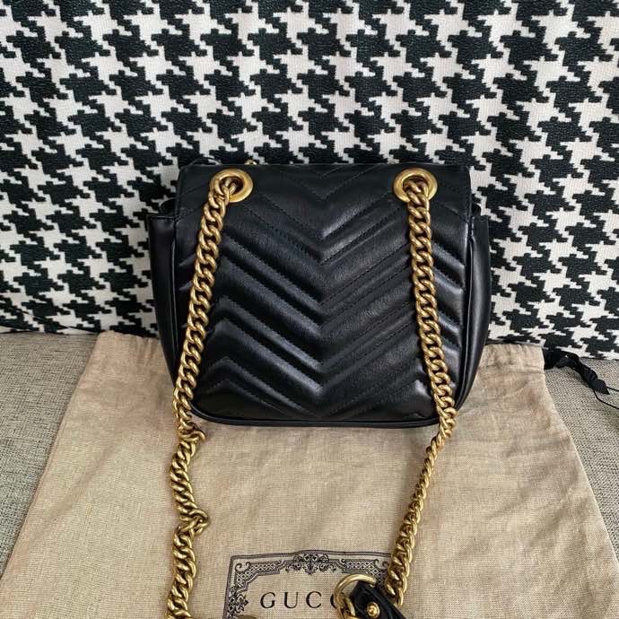 【預訂貨品】GUCCI 黑金方胖子