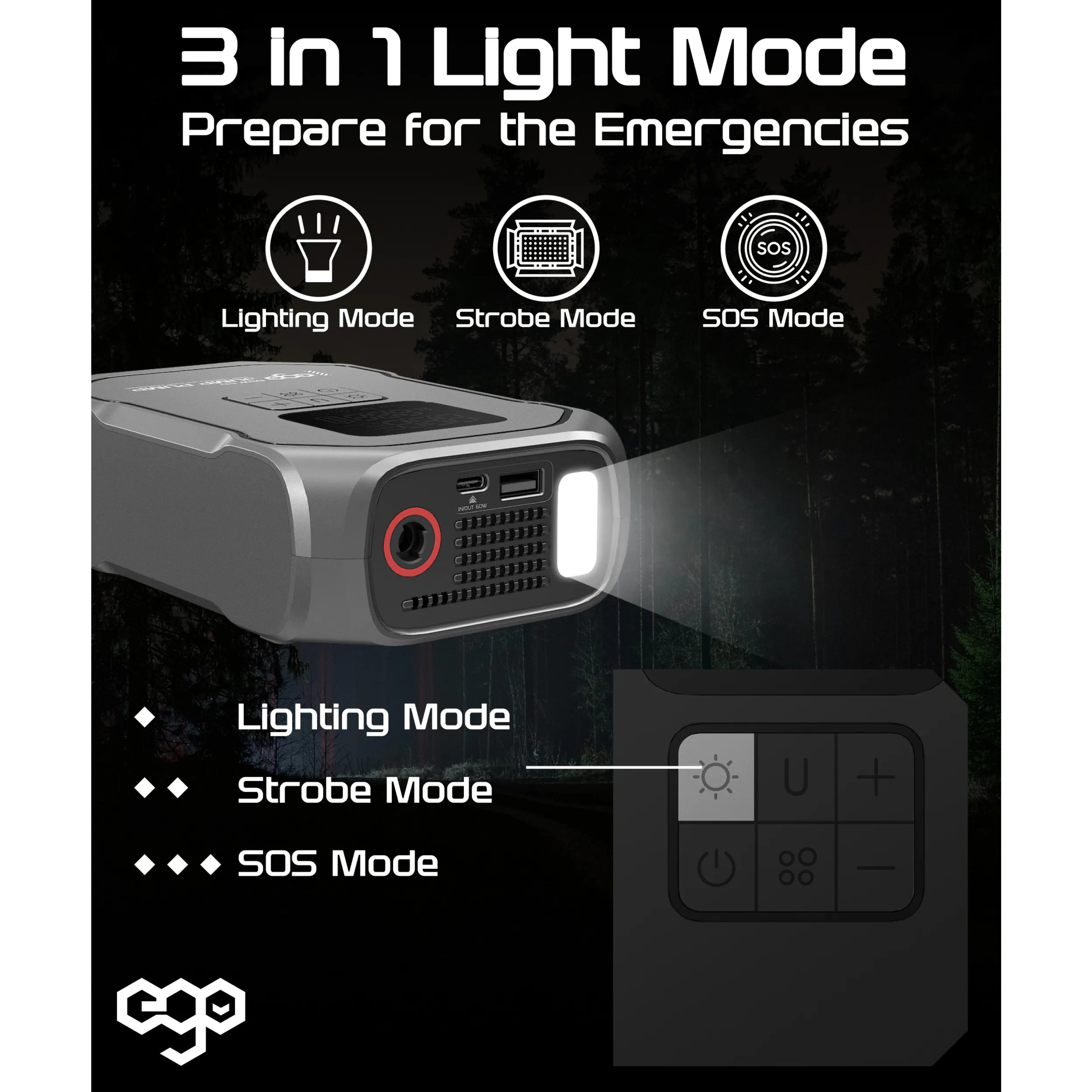 EGO JUMP PUMP 4in1 救車外置電