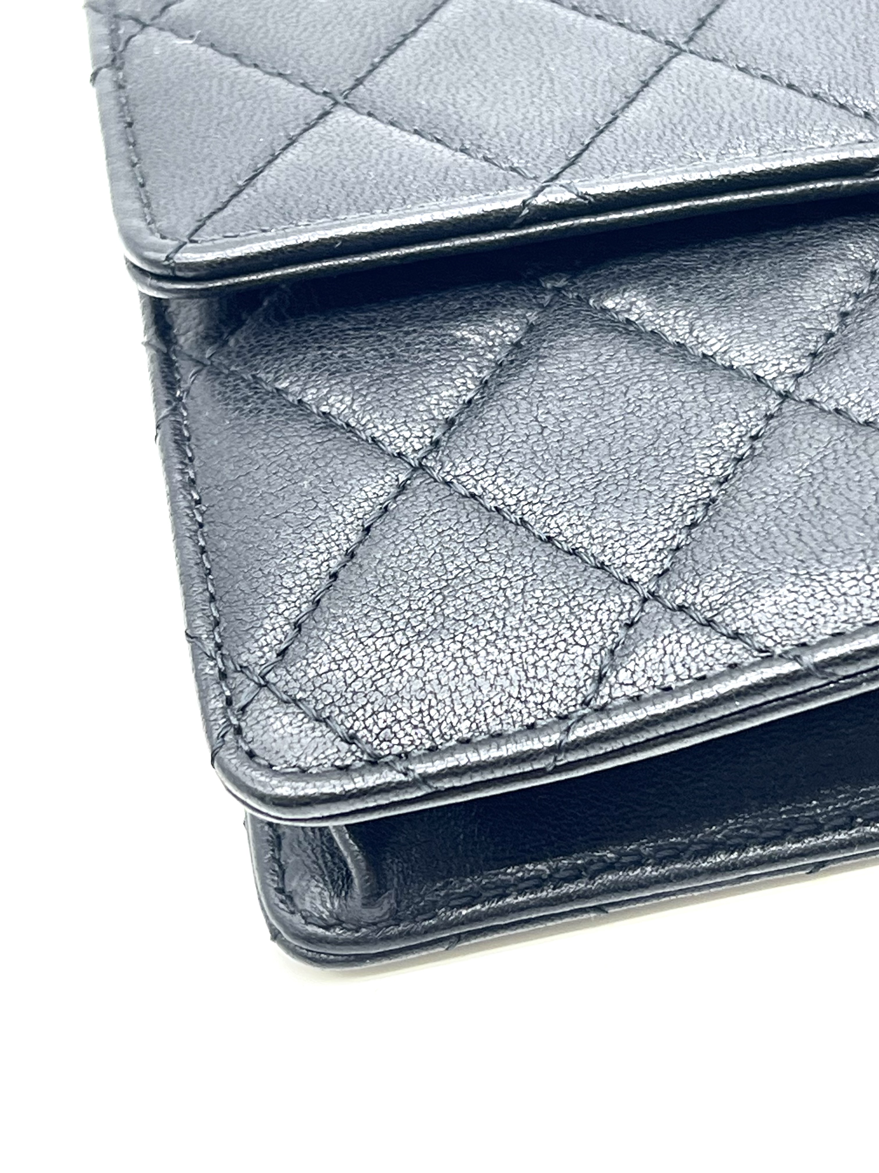Pre-Owned CHANEL Goatskin Quilted Pearl Chain Flap Bag / Product Code: 26051110