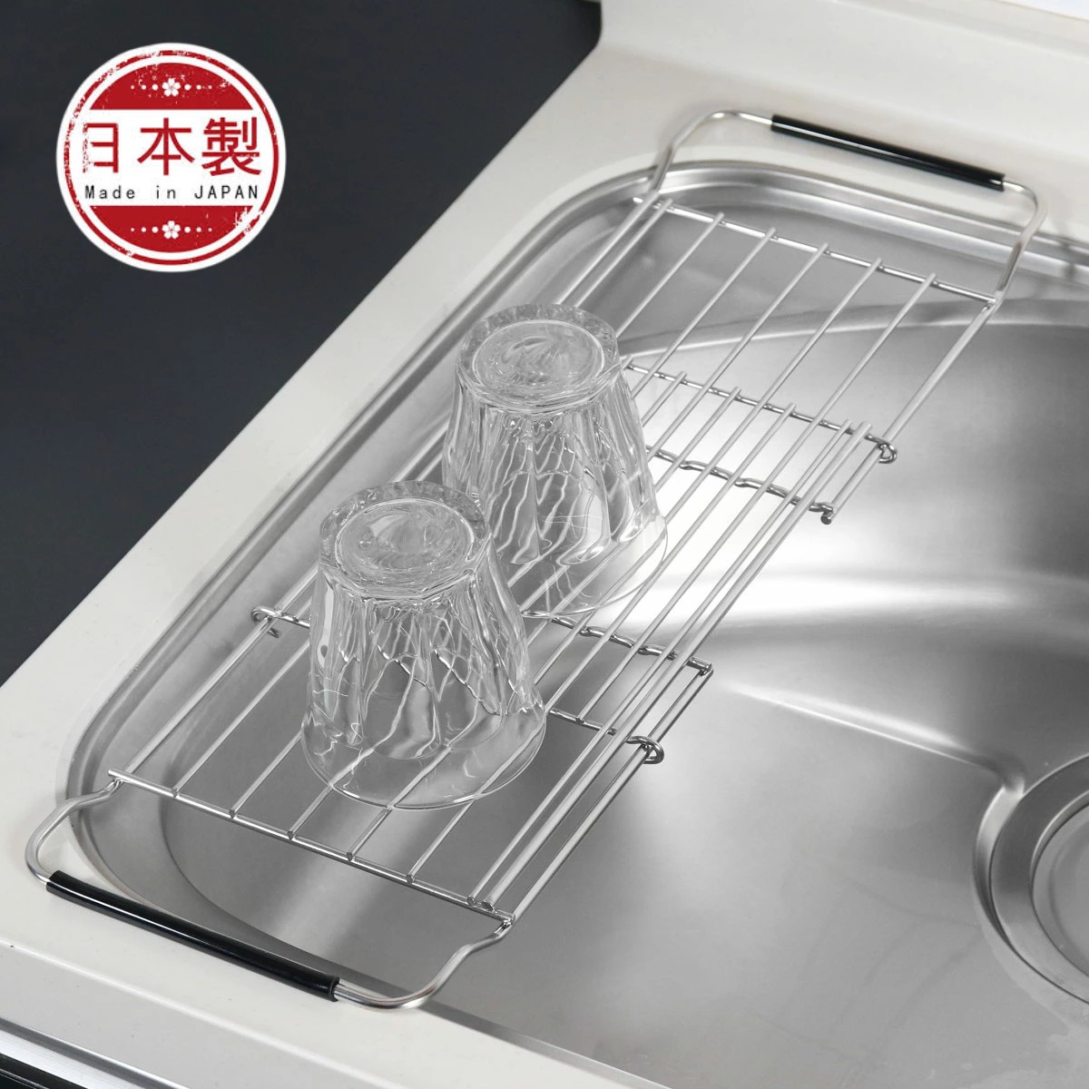 🔥🔥【日本製《大木製作所》不鏽鋼可伸縮洗碗盤瀝水架】
