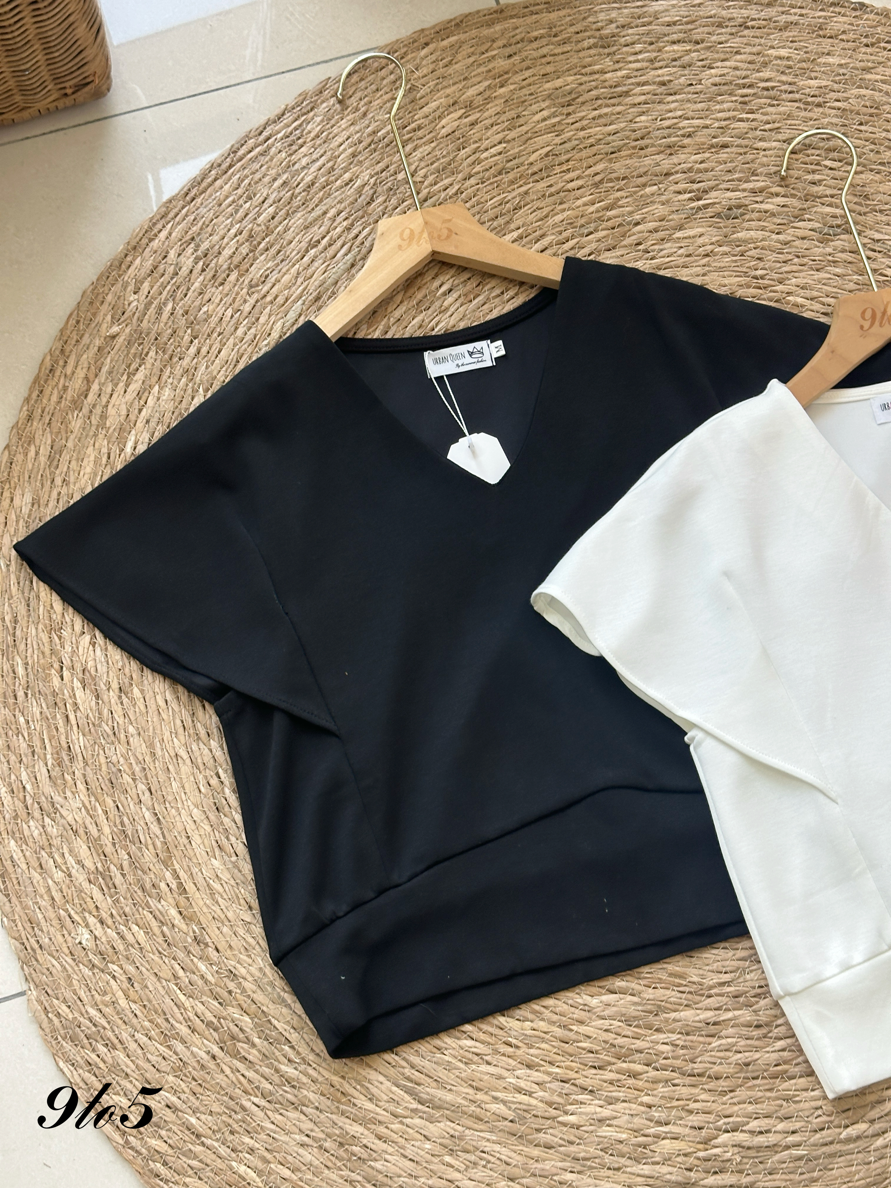 T4168 Flare Sleeve Top - 3 Colors 